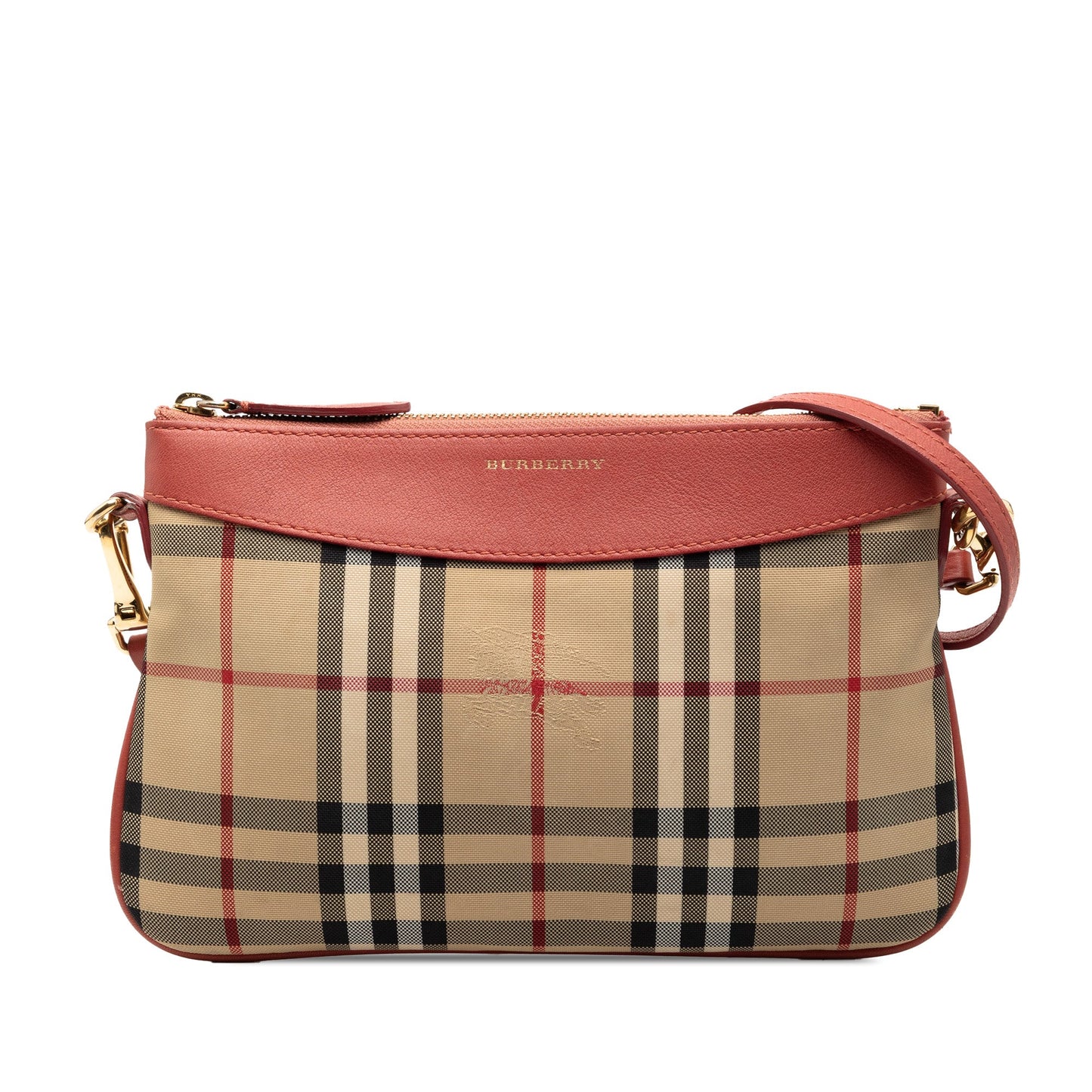 Burberry Haymarket Check Canvas Peyton Crossbody