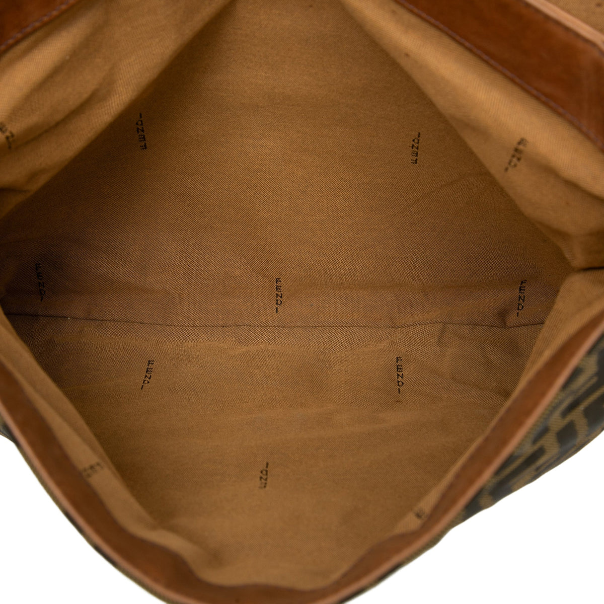 Fendi Zucca Canvas FF Messenger Bag