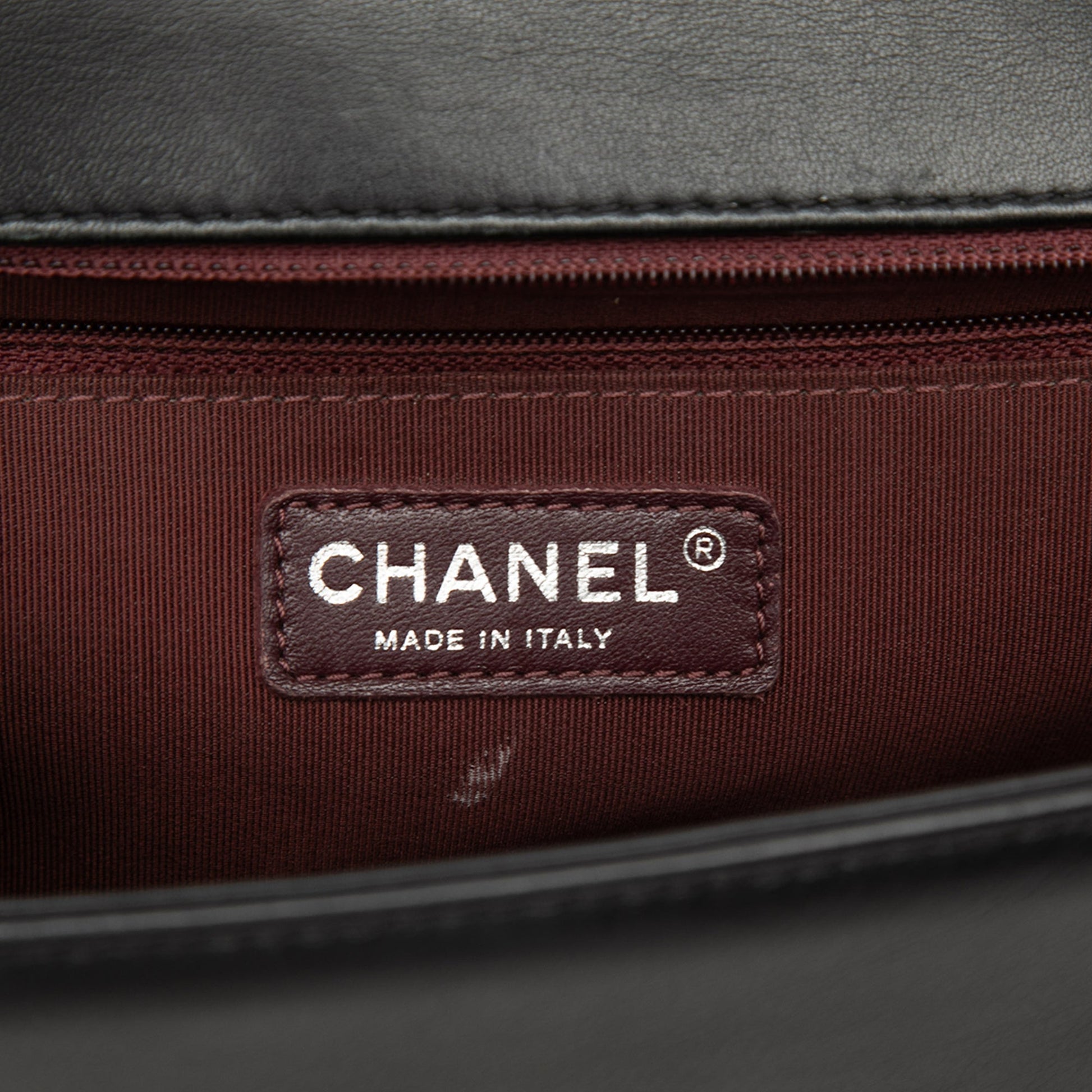 Chanel Medium Chevron Lambskin Boy Flap