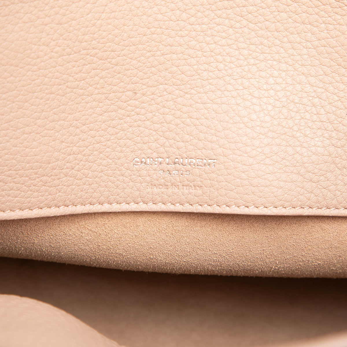 Saint Laurent Small Grained Calfskin Supple Sac De Jour Satchel