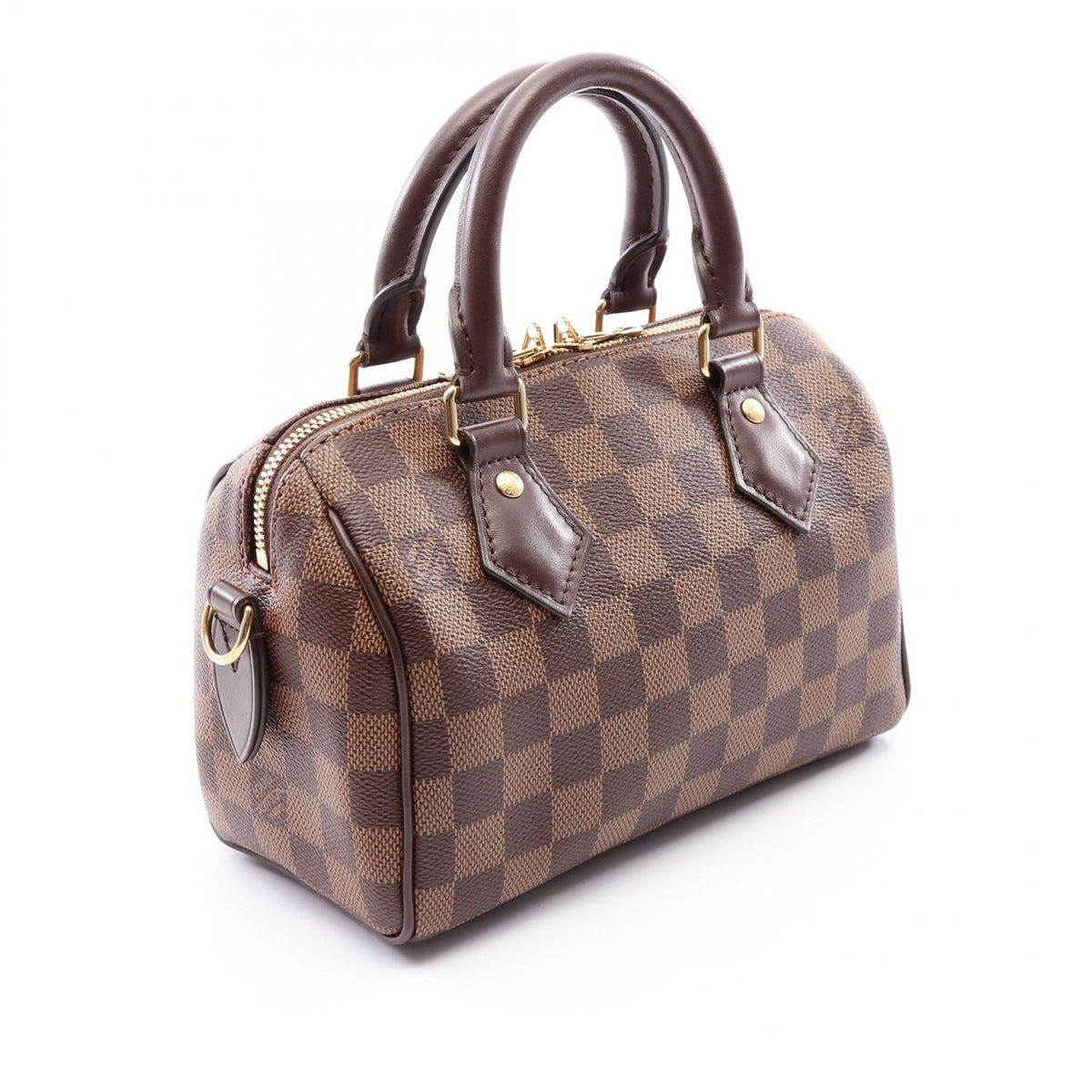 Louis Vuitton Damier Ebene Speedy Bandouliere 20 — Brown