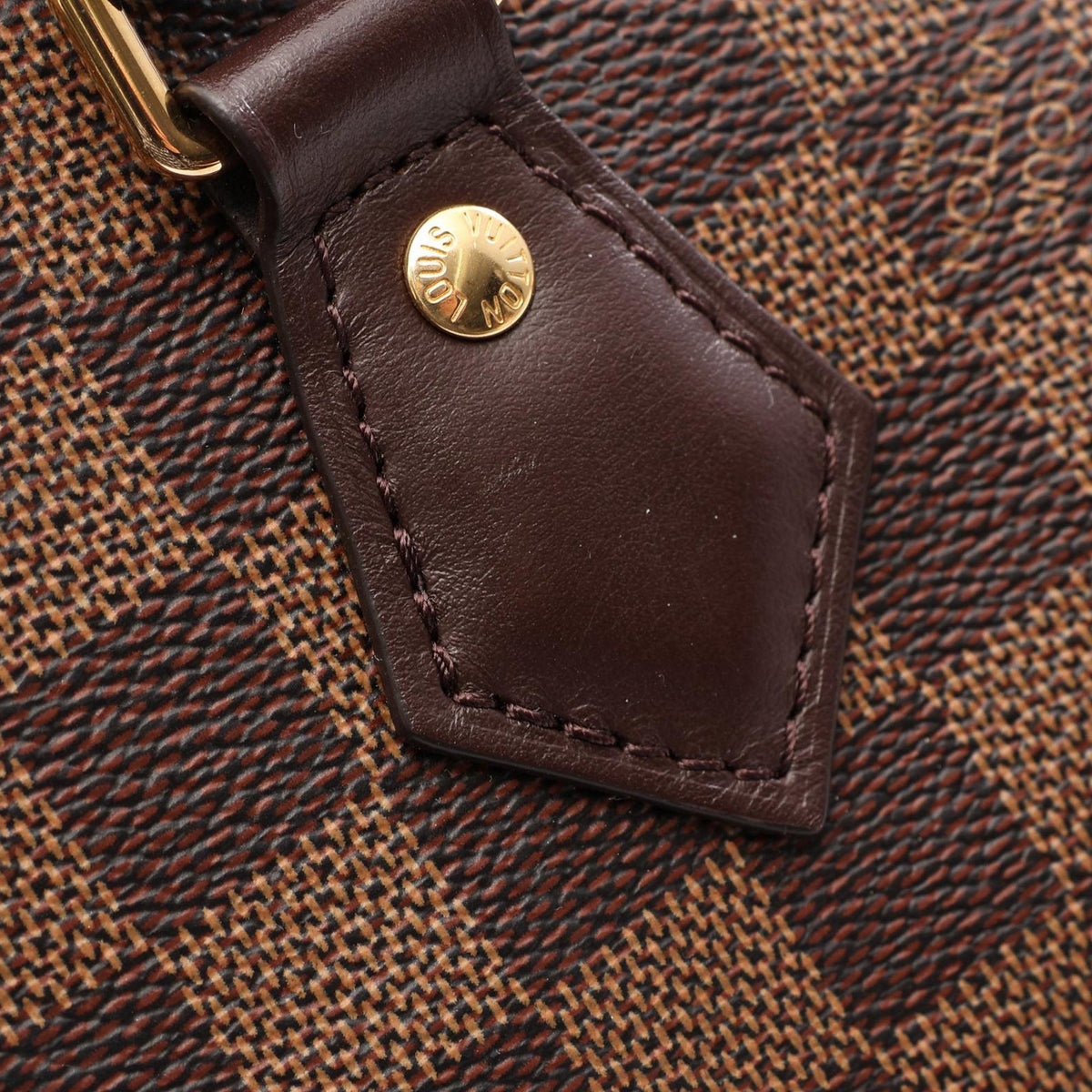 Louis Vuitton Damier Ebene Speedy Bandouliere 20 — Brown