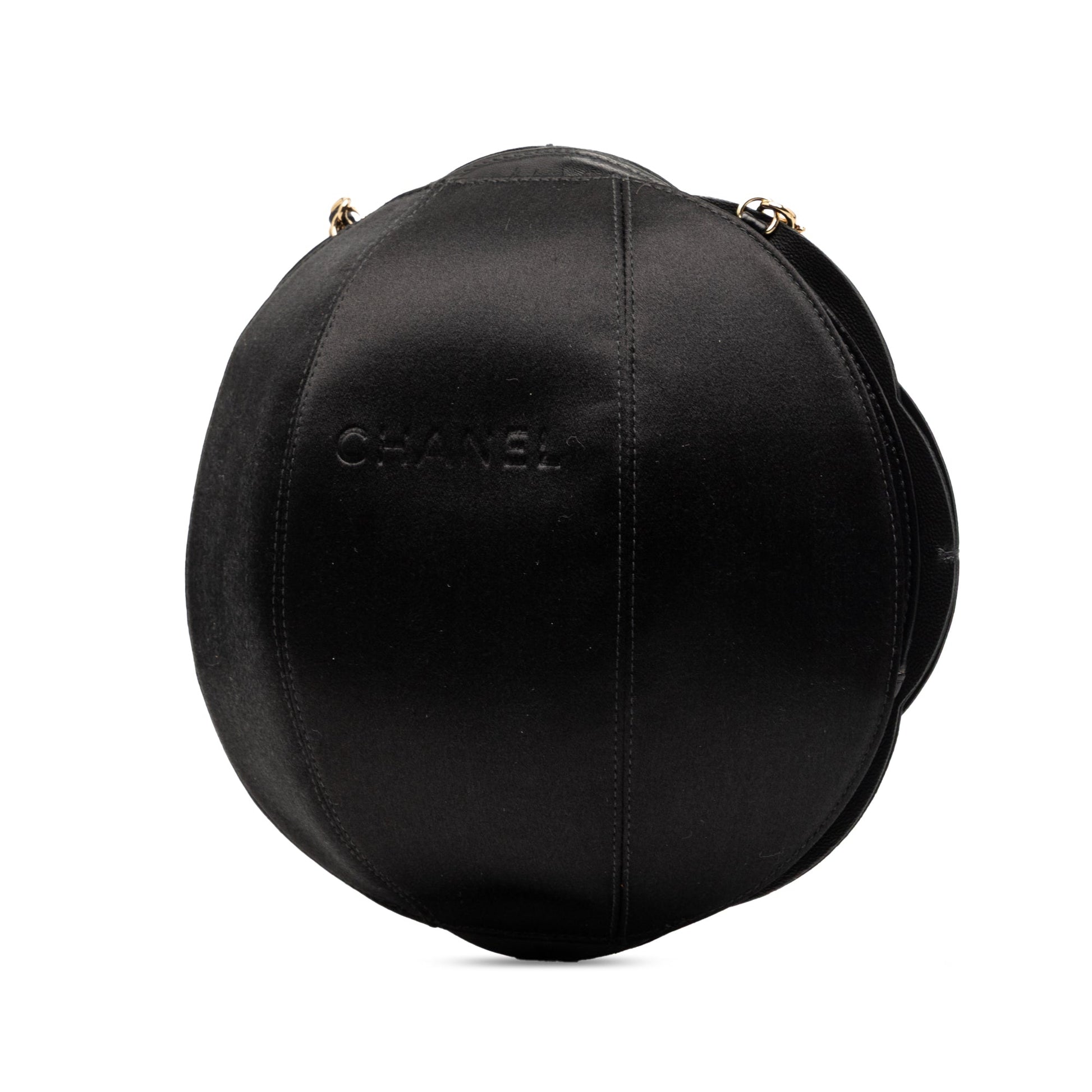 Chanel Lambskin and Satin Camellia Flower Evening Bag