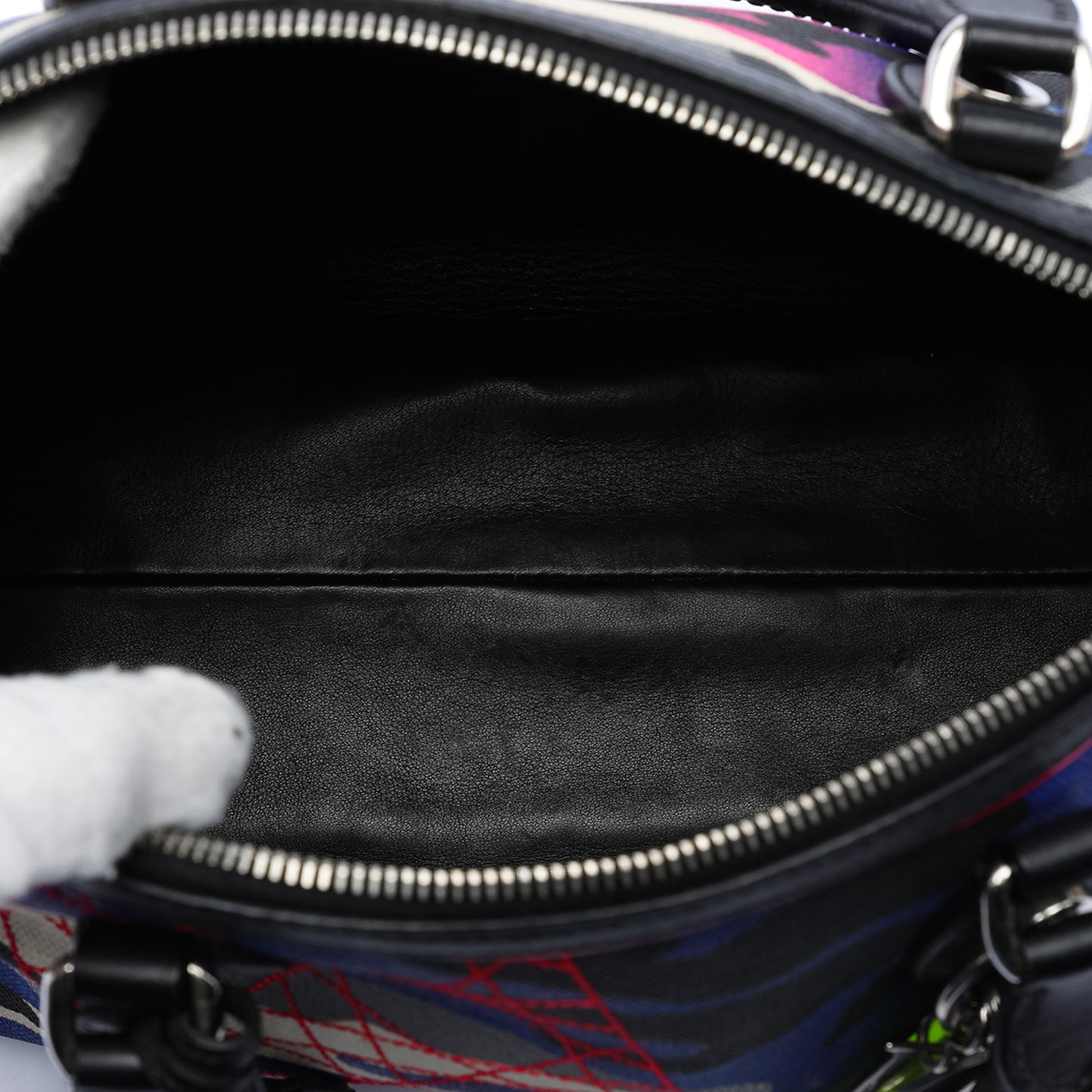 Dior Anselm Reyle Canvas Camouflage Boston Bag