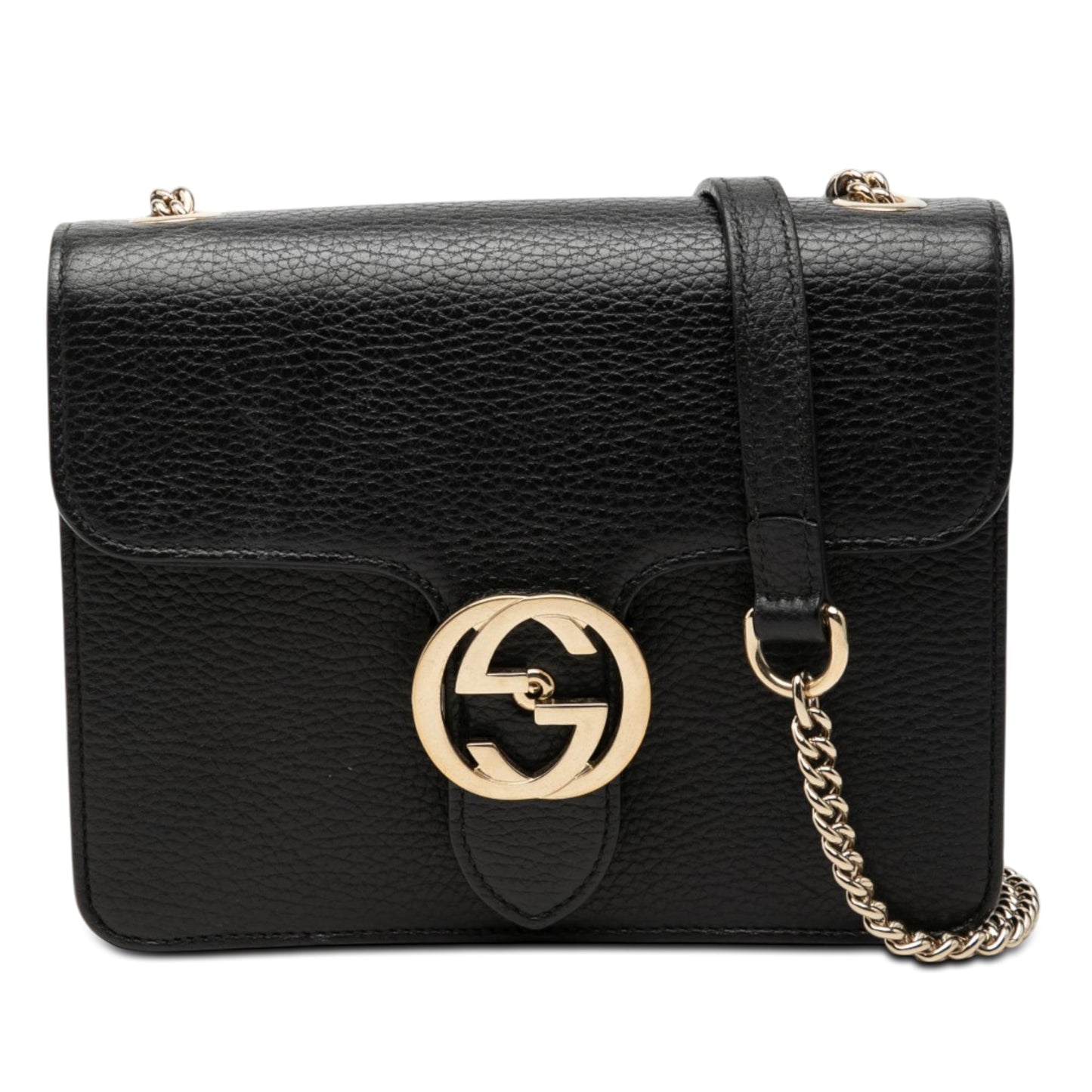 Gucci Small Dollar Calfskin Interlocking G Crossbody