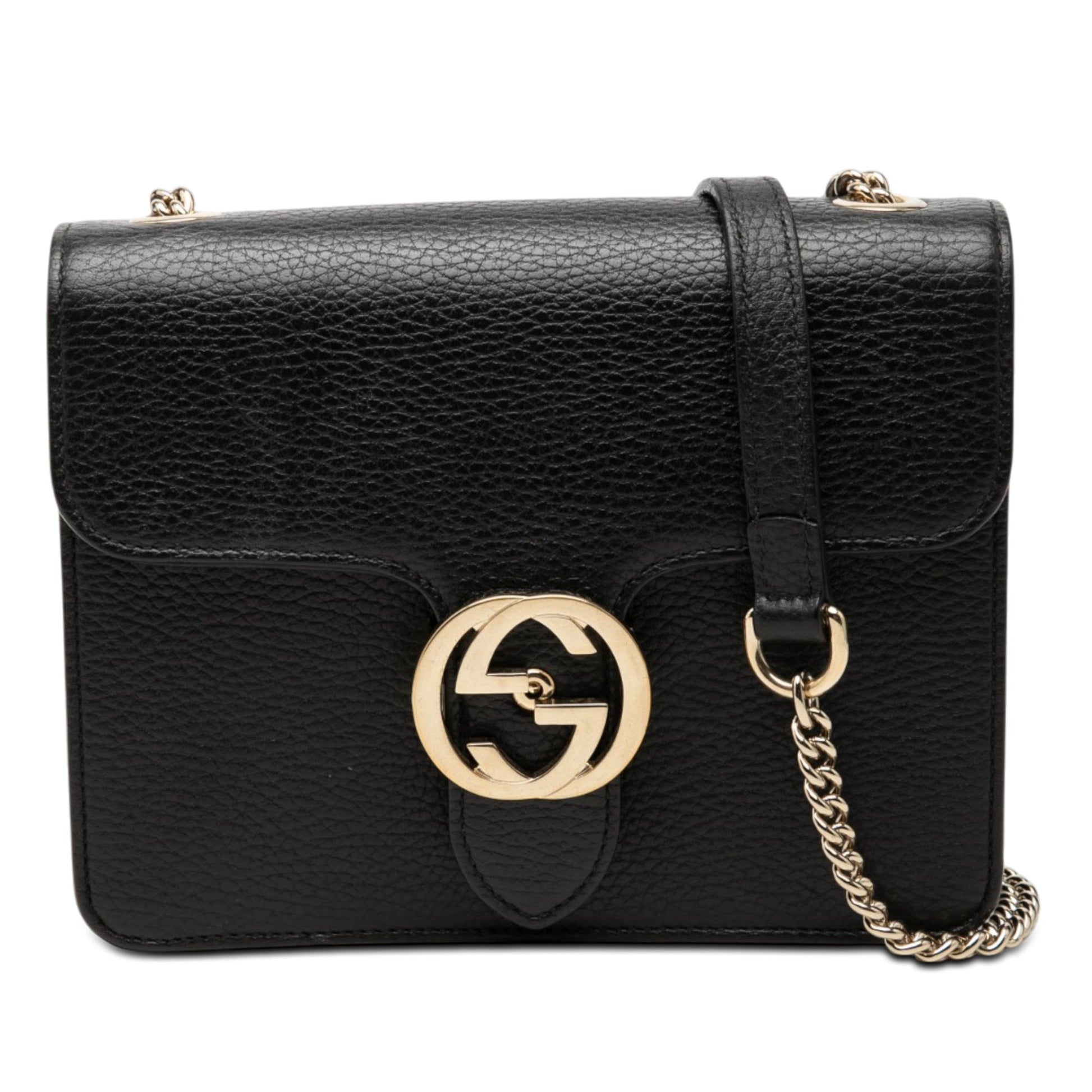 Gucci Small Dollar Calfskin Interlocking G Crossbody
