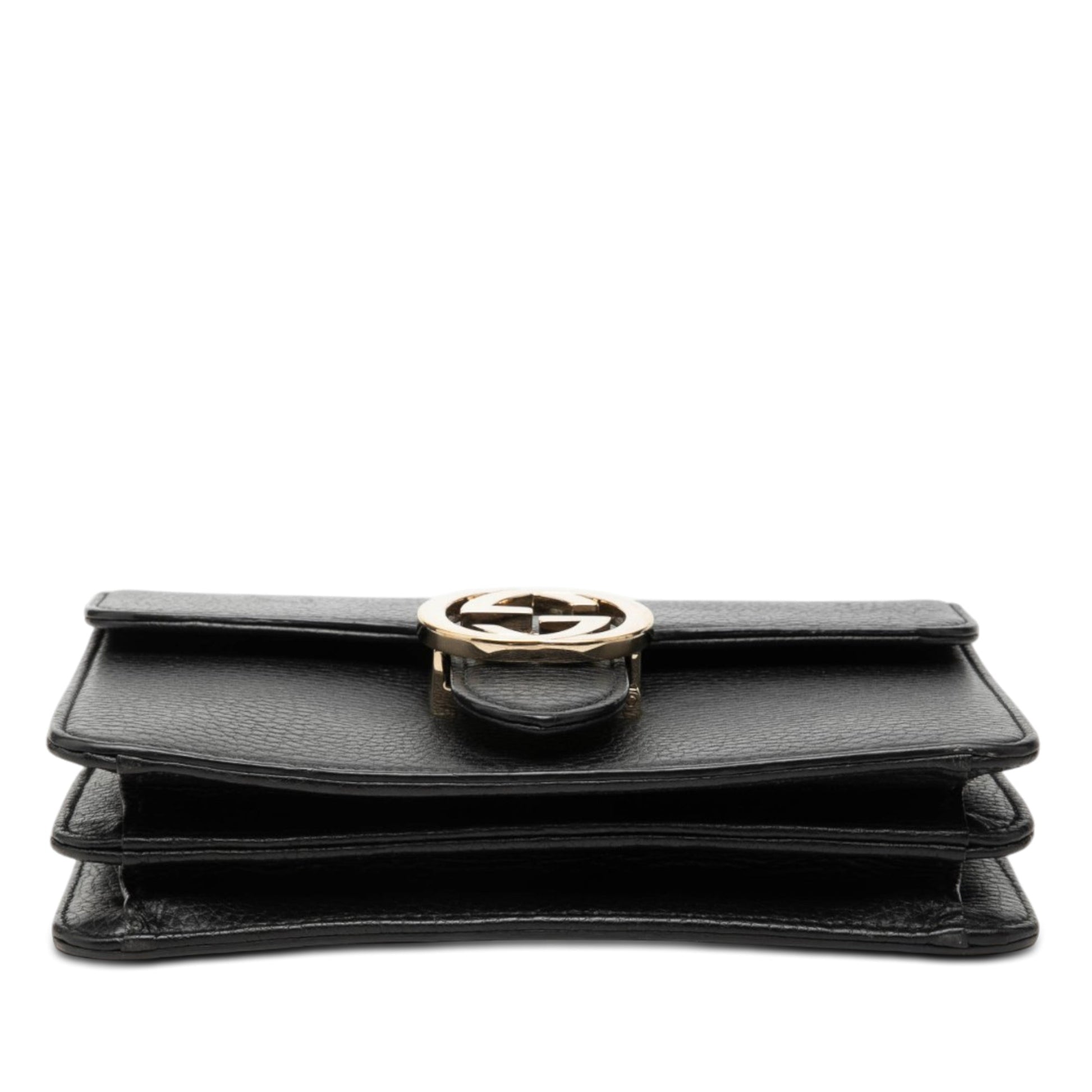 Gucci Small Dollar Calfskin Interlocking G Crossbody
