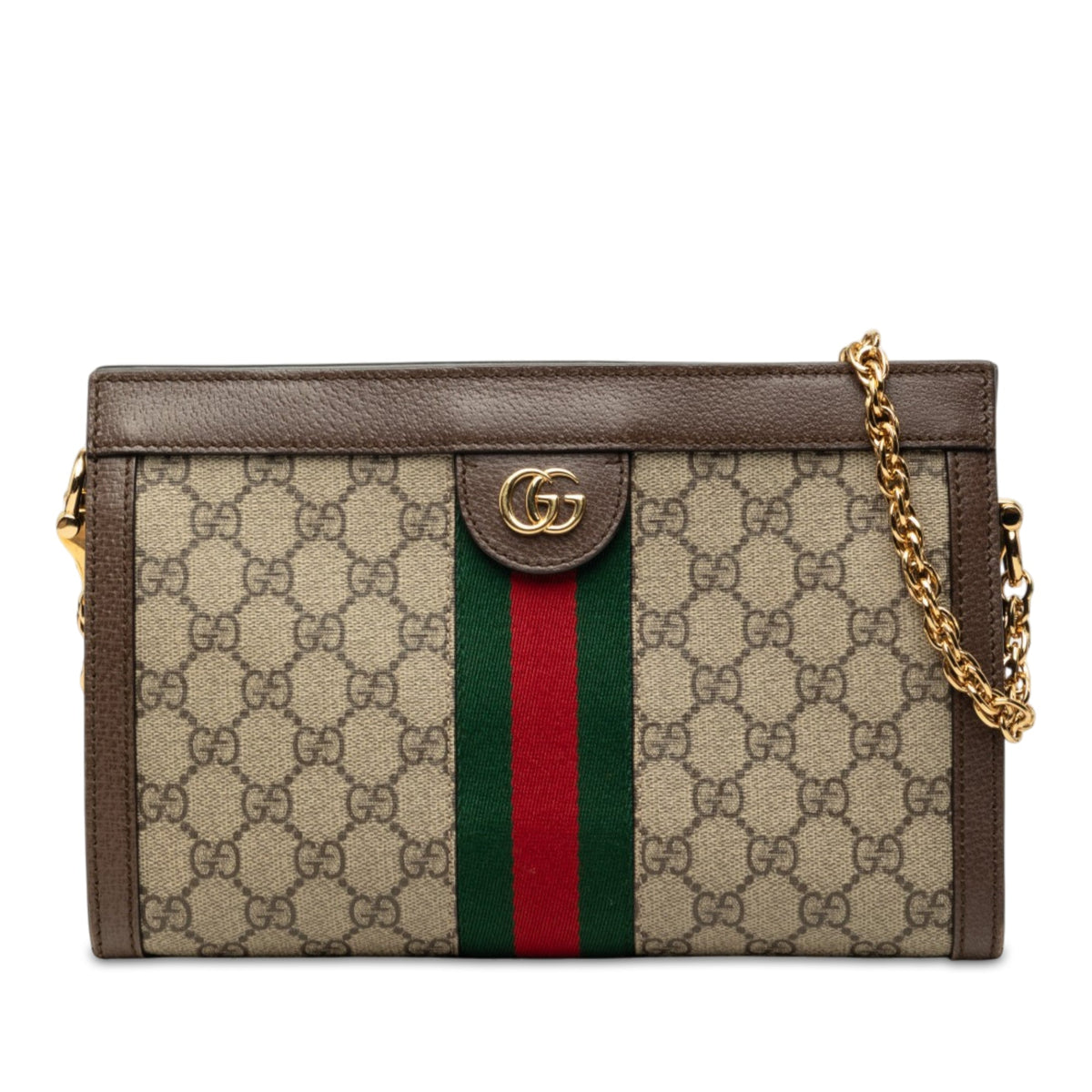 Gucci Small GG Supreme Web Ophidia Chain Crossbody