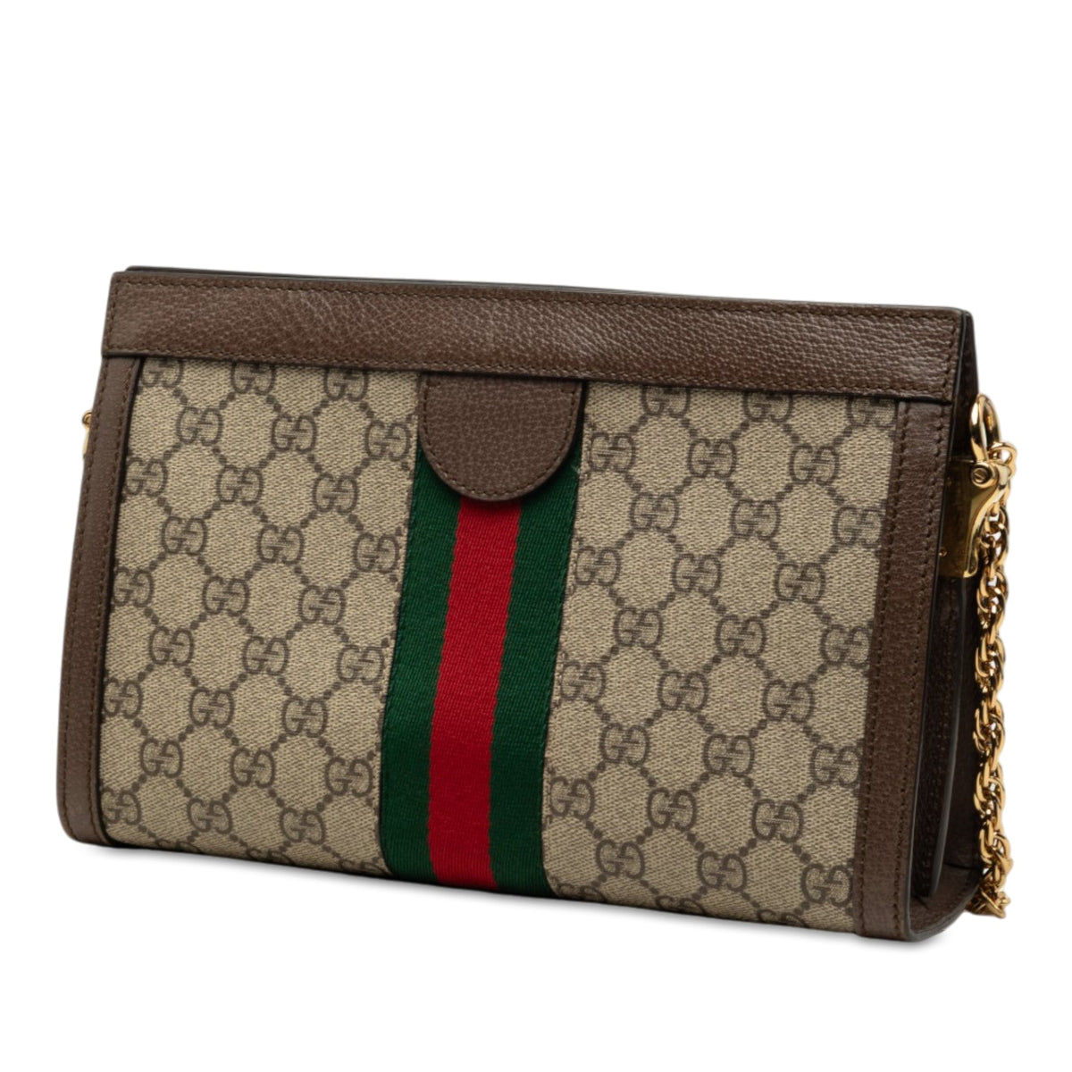 Gucci Small GG Supreme Web Ophidia Chain Crossbody