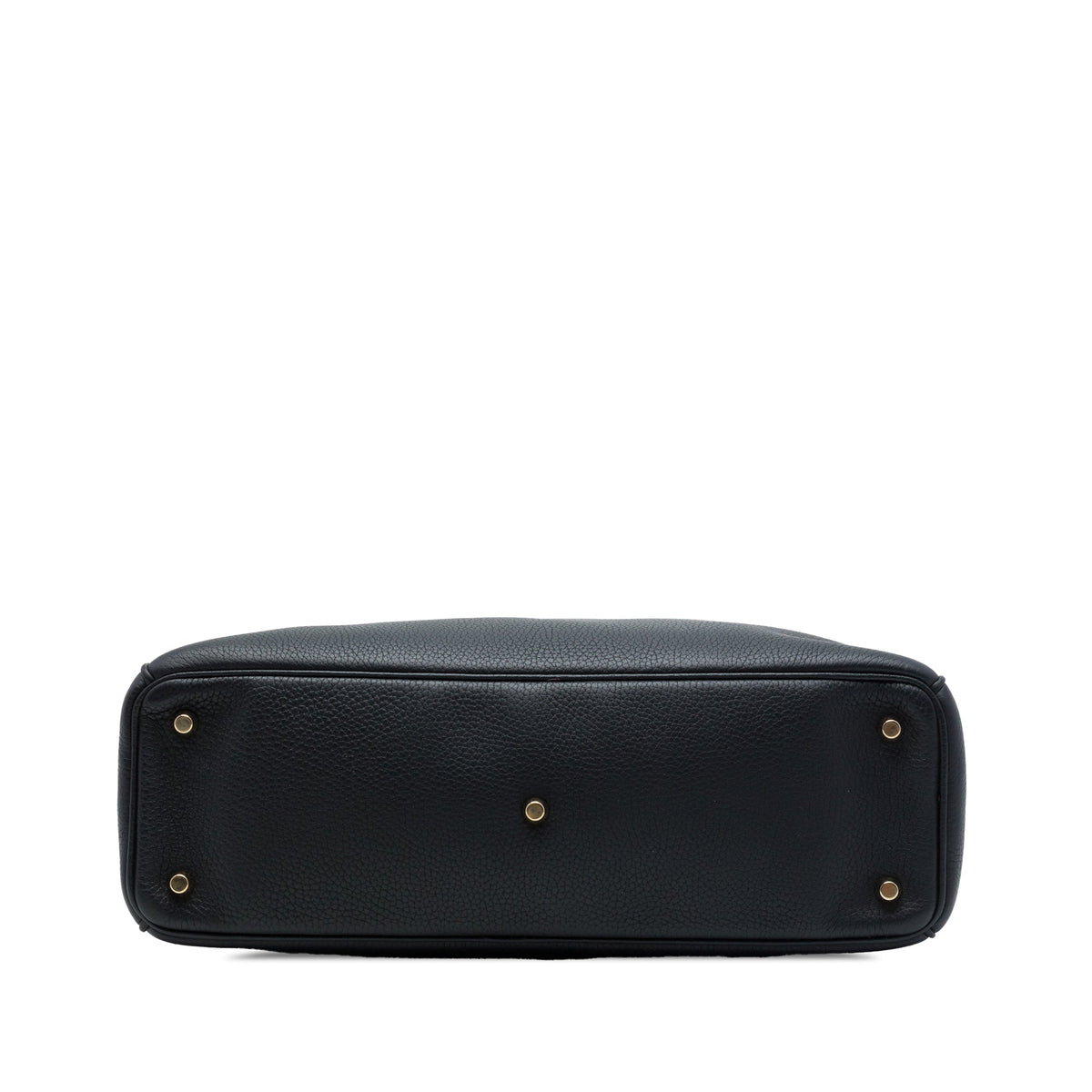Dior Large Pebbled Calfskin Diorissimo Satchel — Black