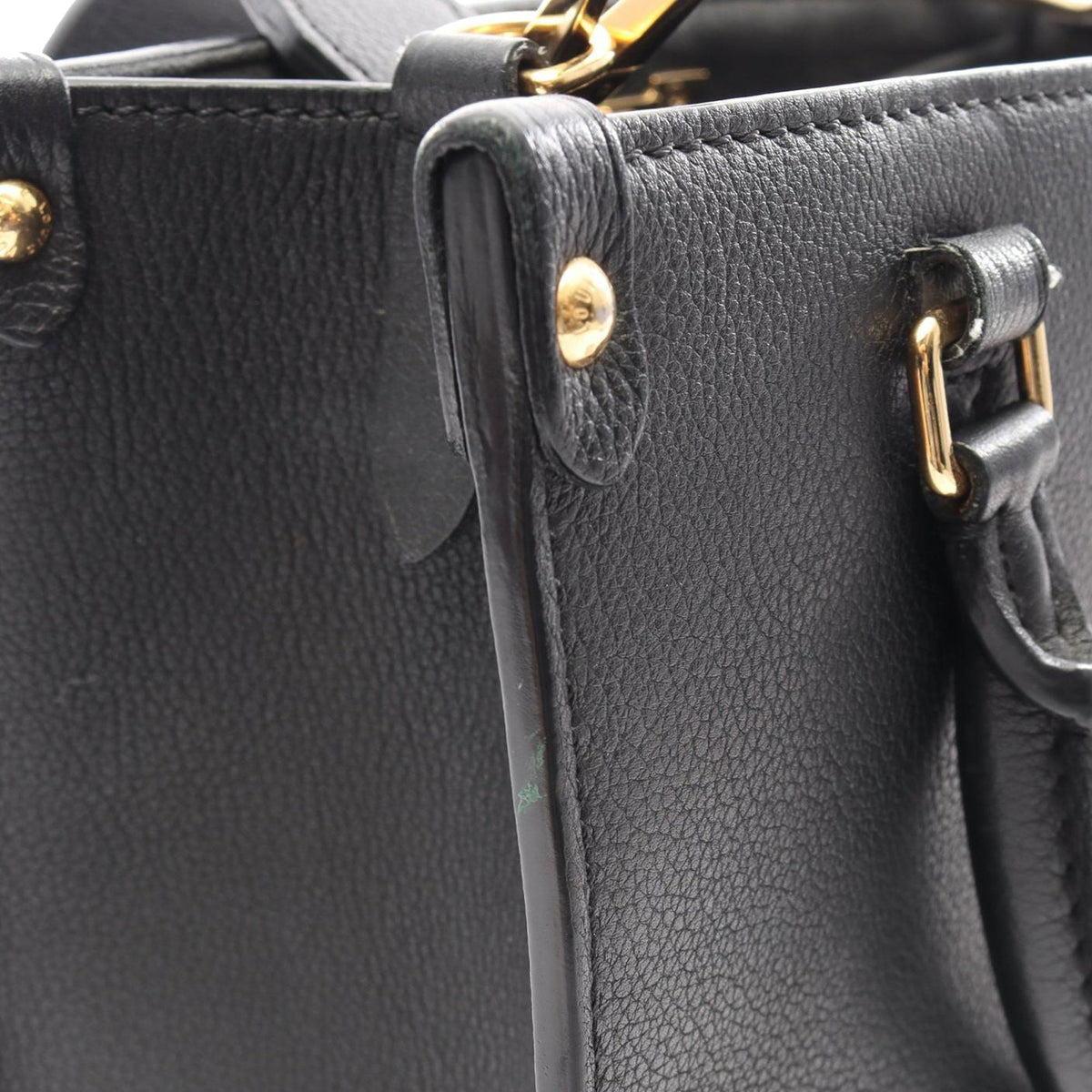 Louis Vuitton Calfskin Lock and Go Tote — Black