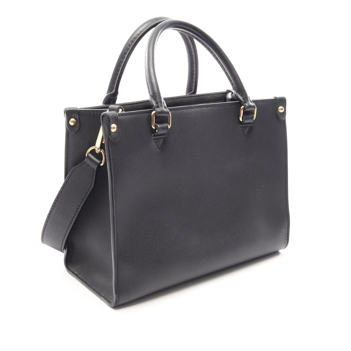 Louis Vuitton Calfskin Lock and Go Tote — Black