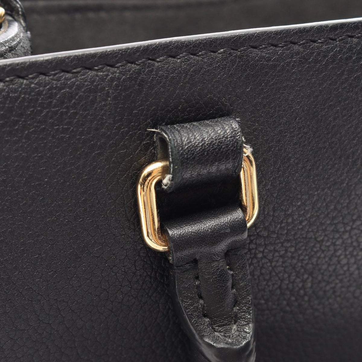 Louis Vuitton Calfskin Lock and Go Tote — Black