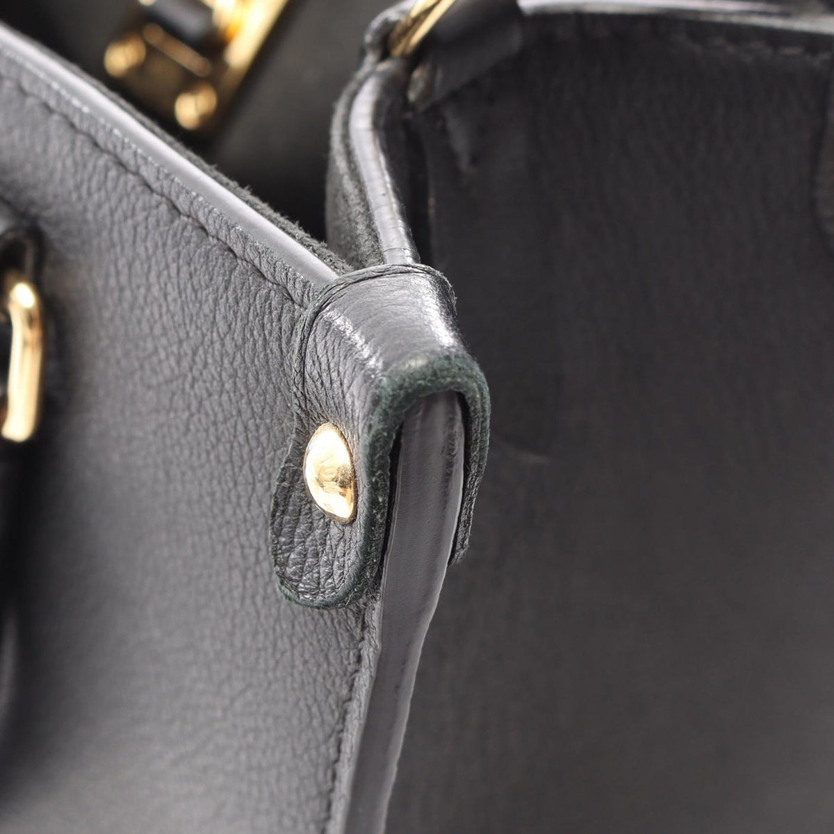 Louis Vuitton Calfskin Lock and Go Tote — Black