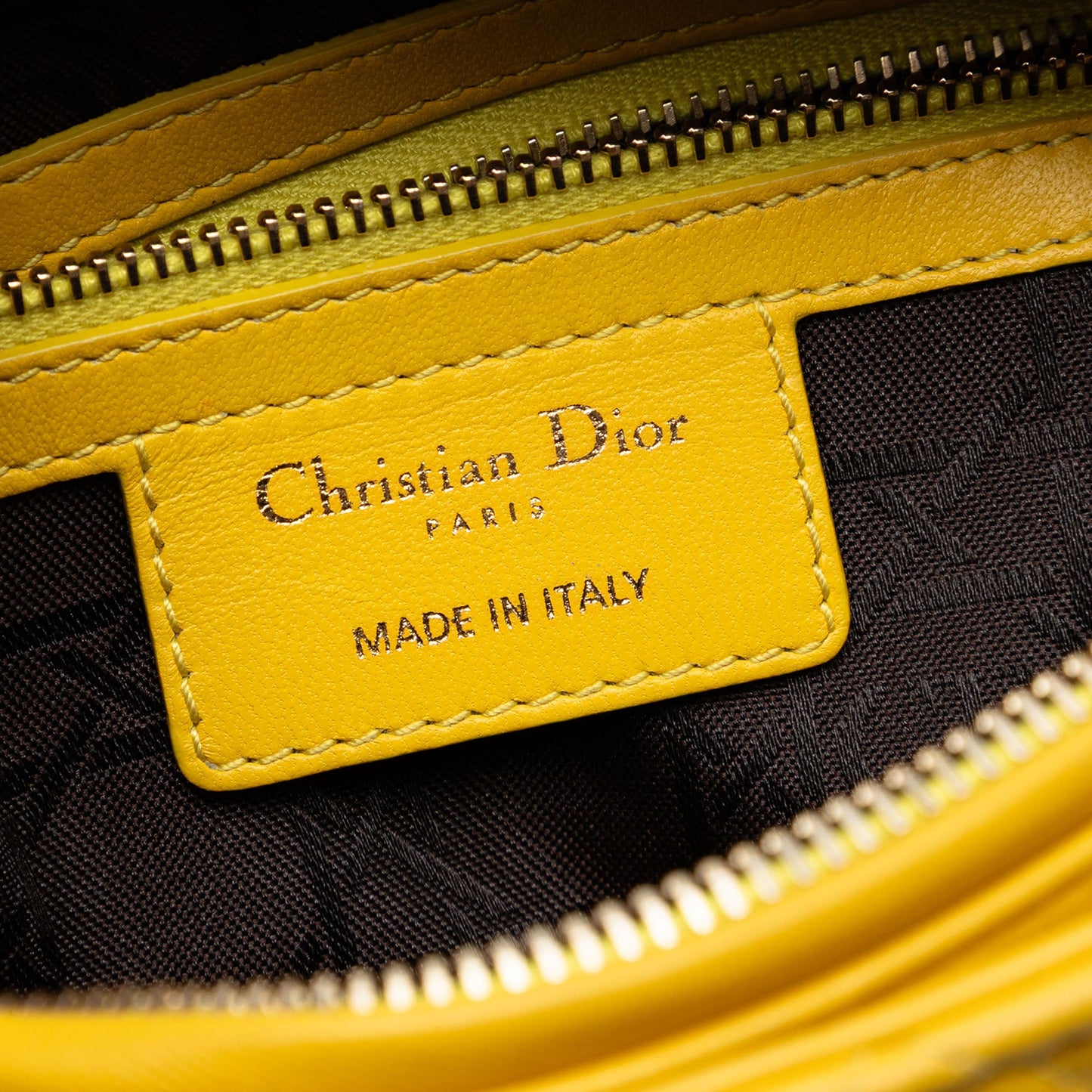 Dior Medium Lambskin Cannage Lady Dior