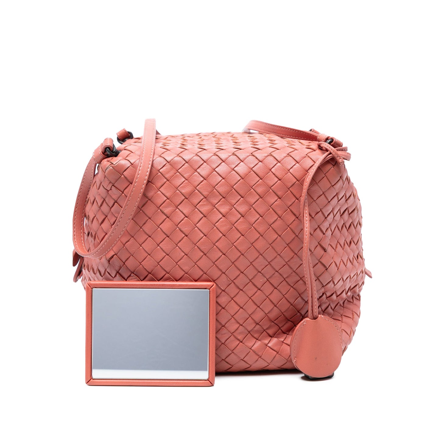 Bottega Veneta Nappa Intrecciato Cube Crossbody