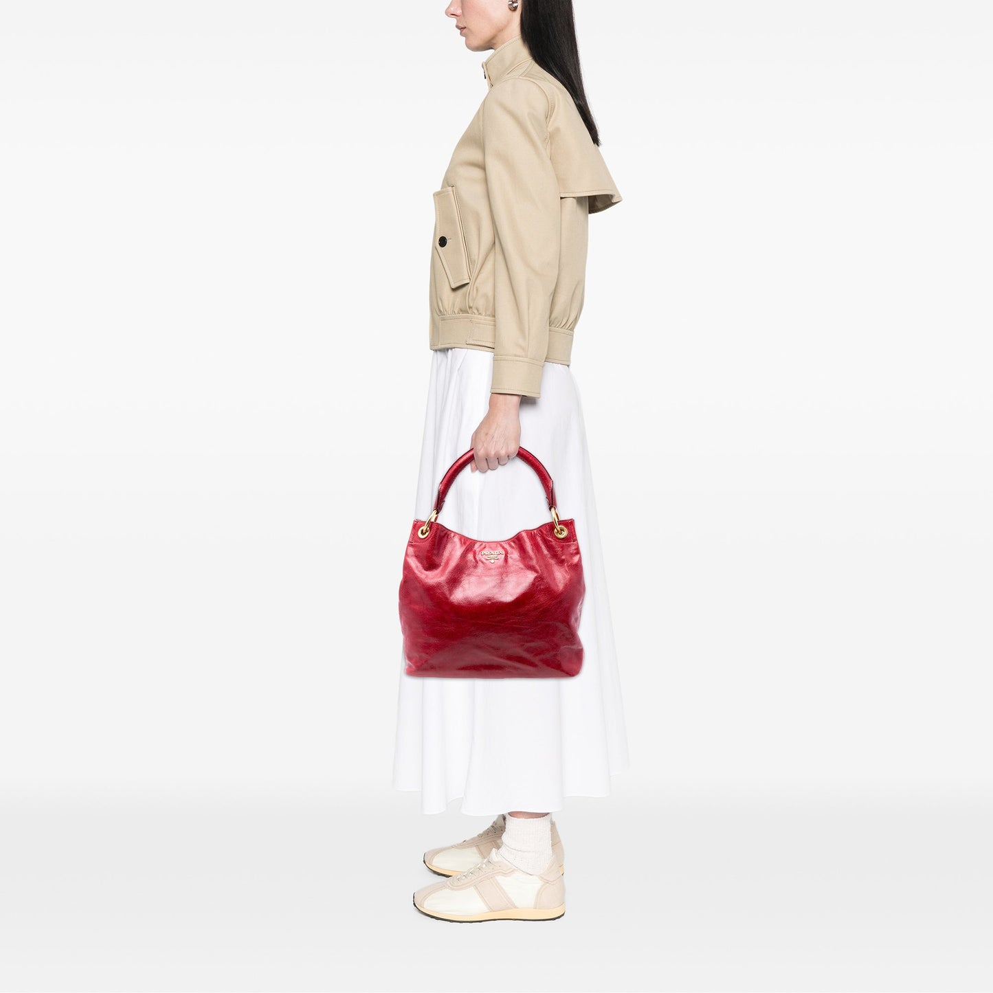 Prada Vitello Shine Tote