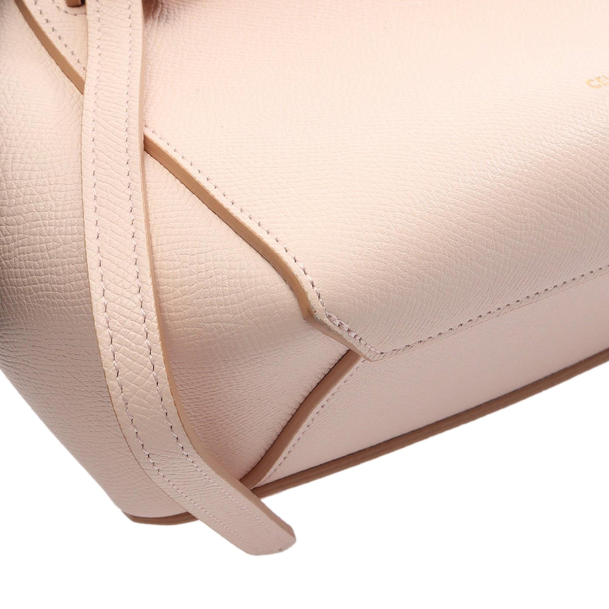 Celine Nano Grained Calfskin Belt Bag — Pink