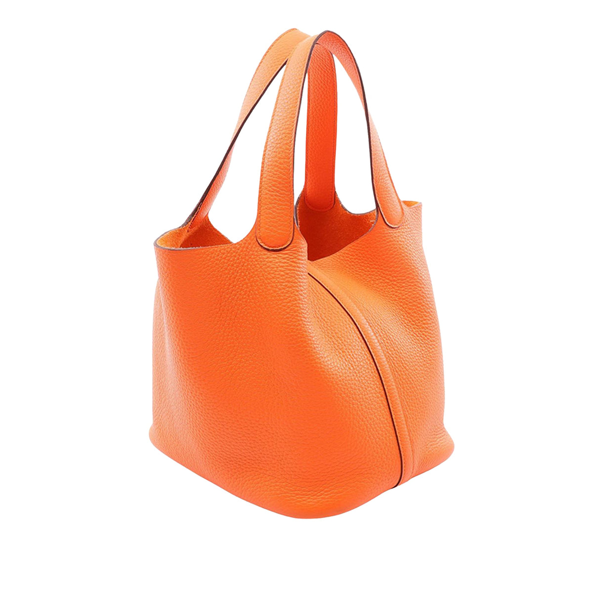 Hermès Clemence Picotin Lock 22 — Orange