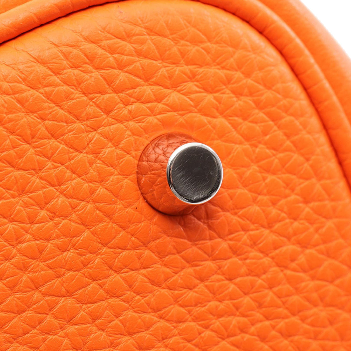Hermès Clemence Picotin Lock 22 — Orange
