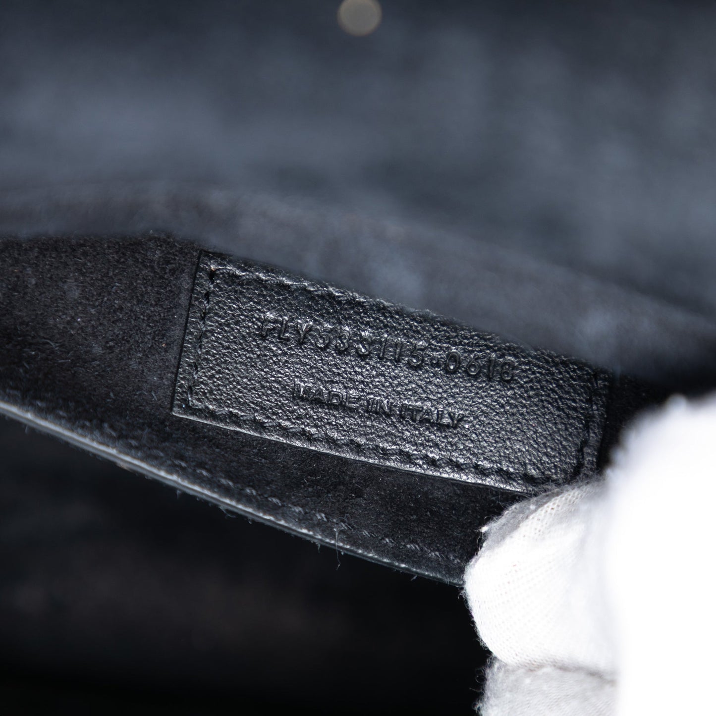 Saint Laurent Medium Studded Suede Monogram Sulpice Crossbody