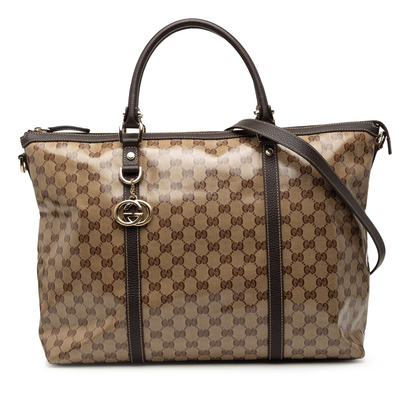 Gucci GG Crystal Charm Satchel