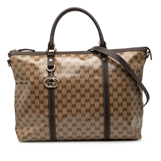 Gucci GG Crystal Charm Satchel