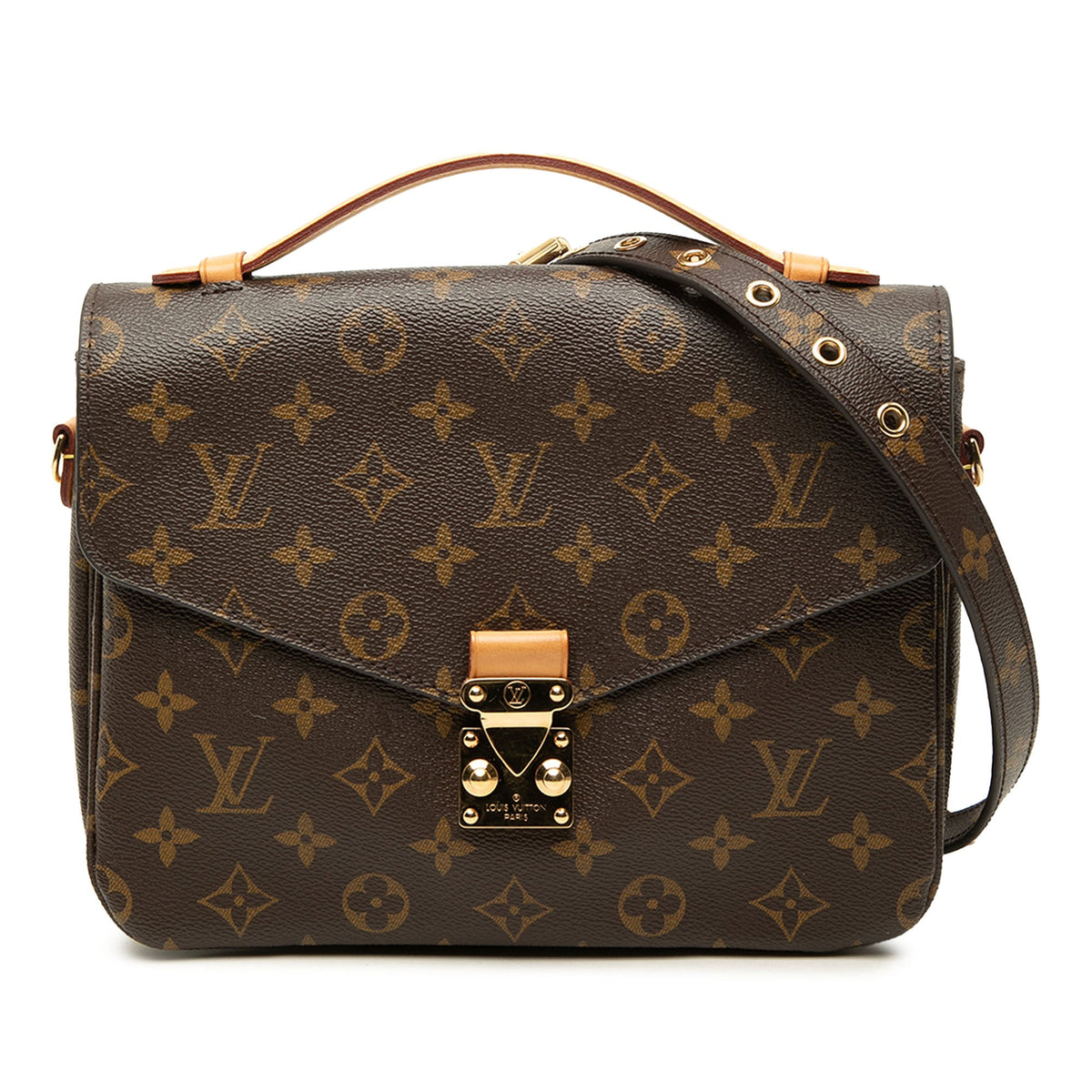 Louis Vuitton Monogram Pochette Metis — Brown