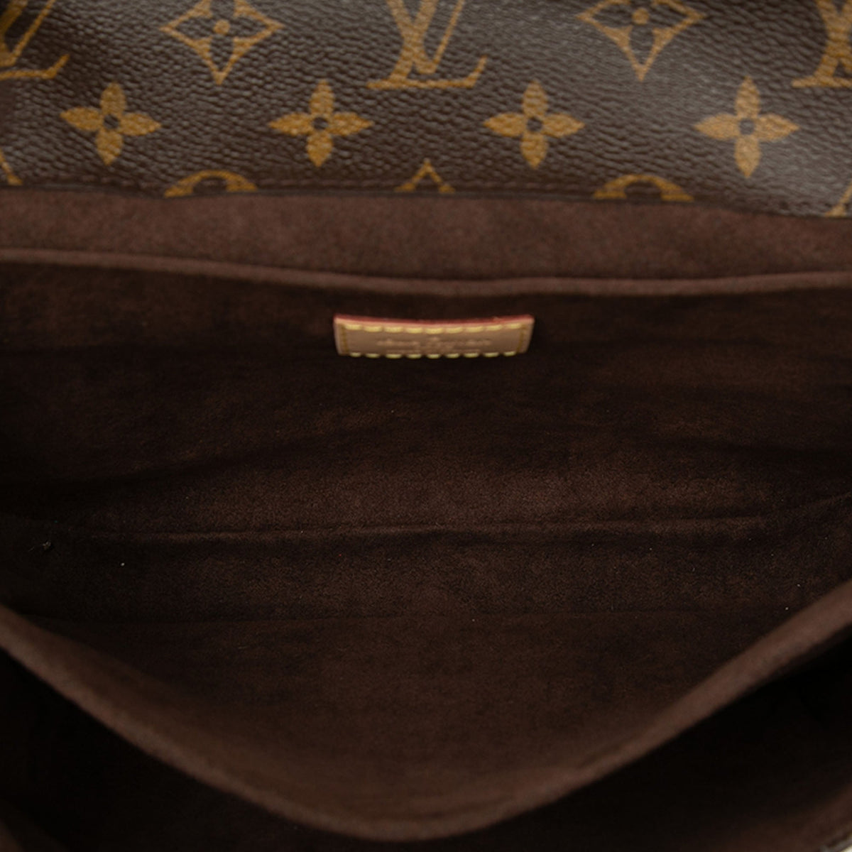 Louis Vuitton Monogram Pochette Metis — Brown