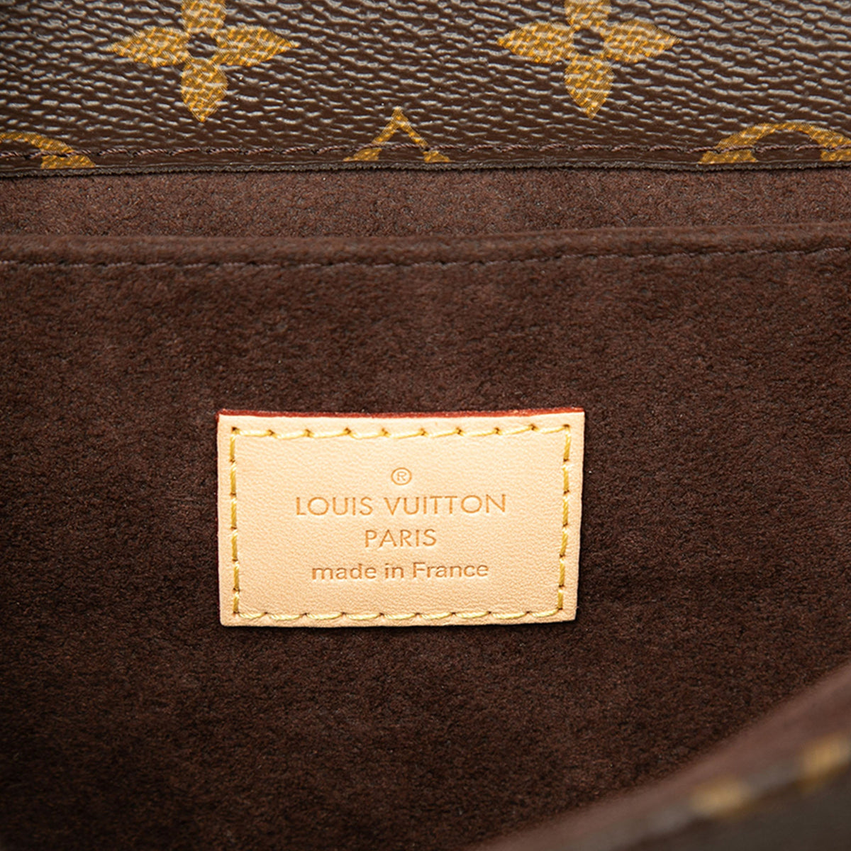 Louis Vuitton Monogram Pochette Metis — Brown