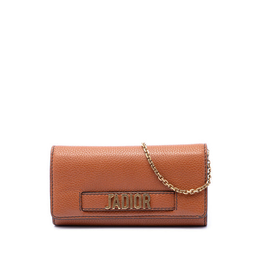 Dior Calfskin JAdior Wallet On Chain