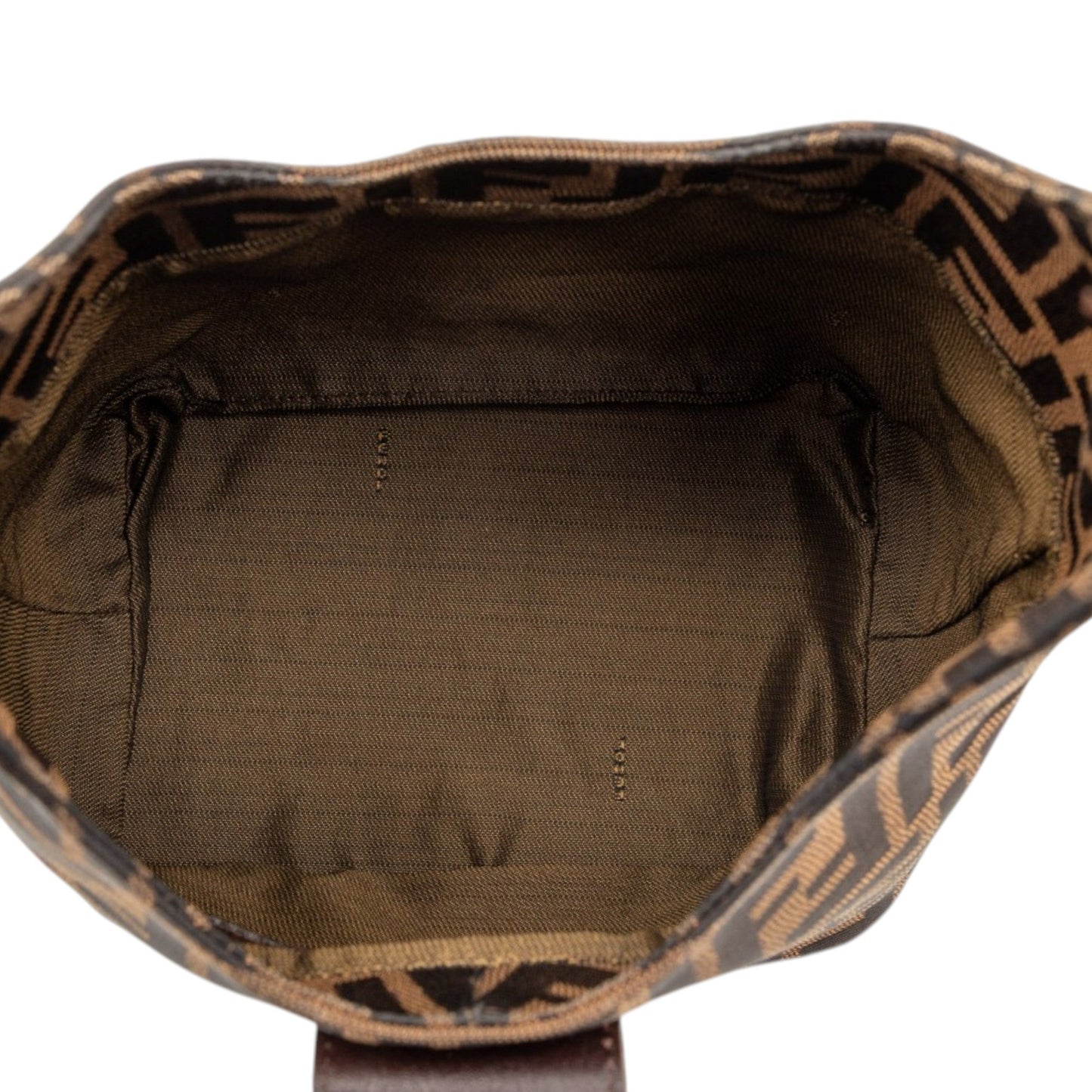 Fendi Zucca Canvas Shoulder Bag