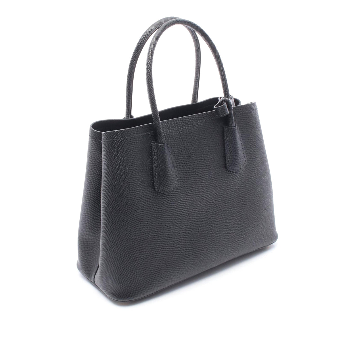 Prada Small Saffiano Cuir Double Satchel