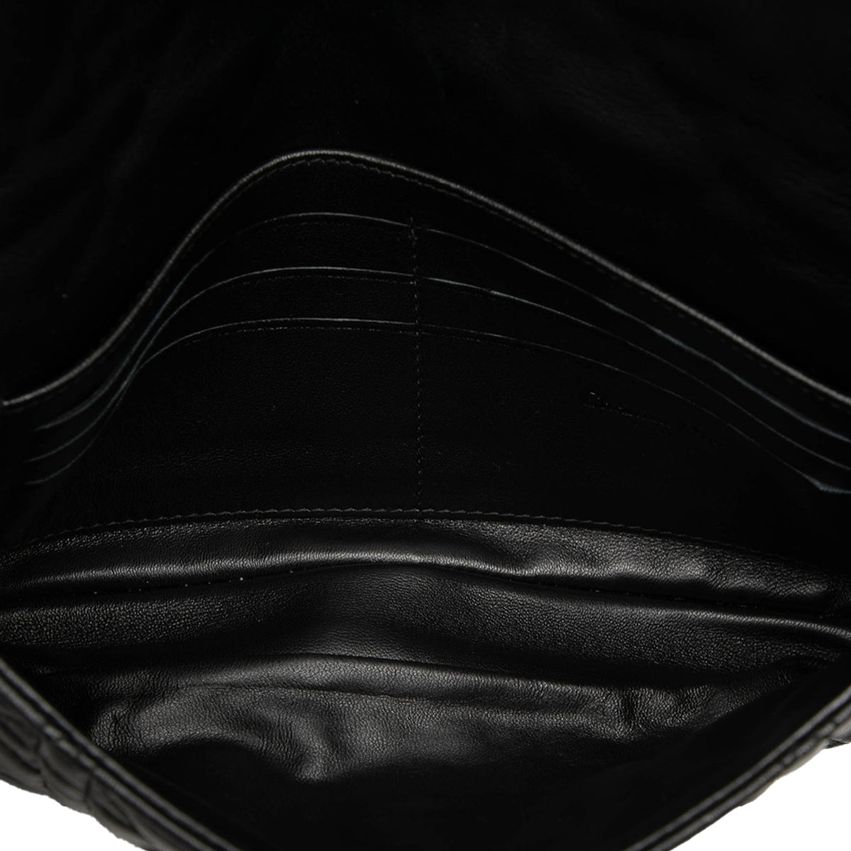 Dior Lambskin Cannage Lady Dior Chain Crossbody — Black