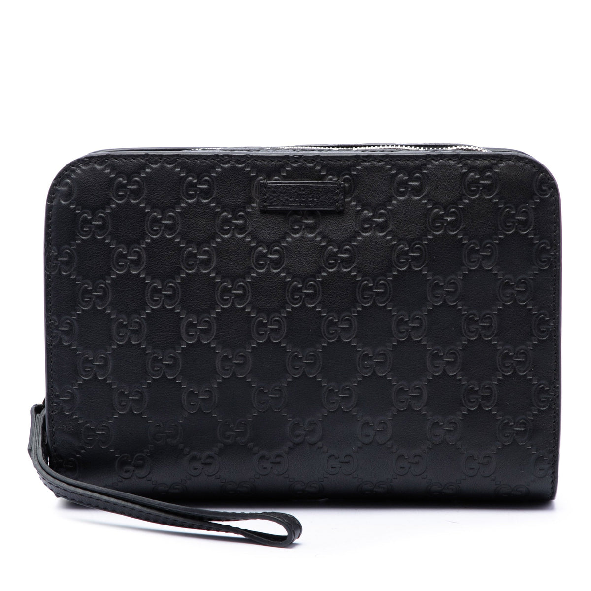 Gucci Guccissima Clutch — Black