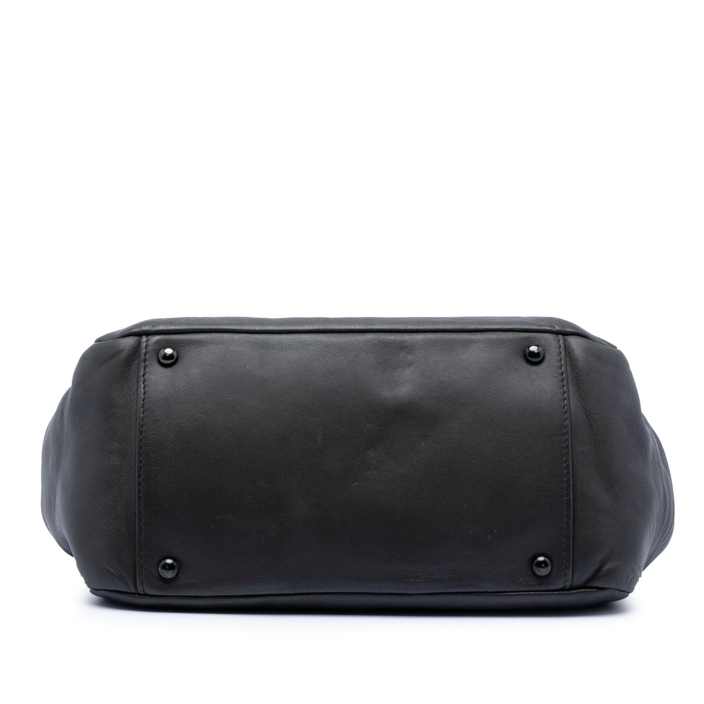 Chanel Lambskin Studded CC Accordion Flap