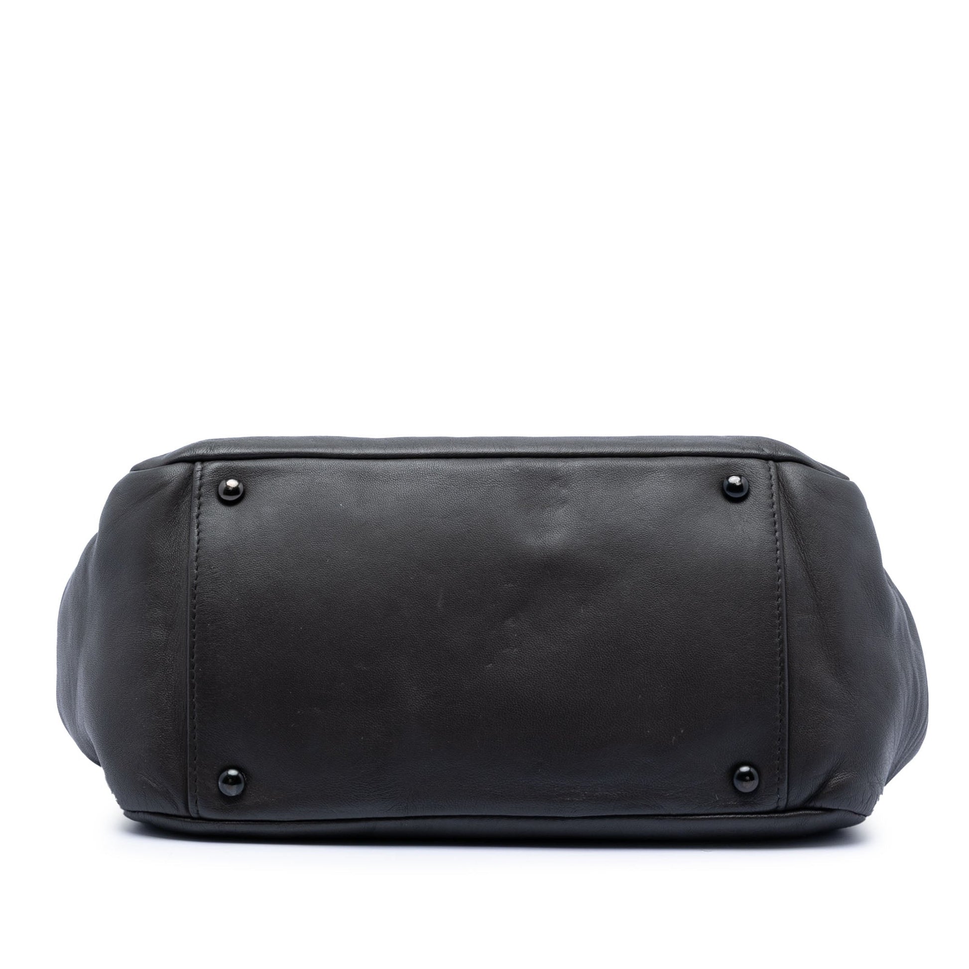 Chanel Lambskin Studded CC Accordion Flap