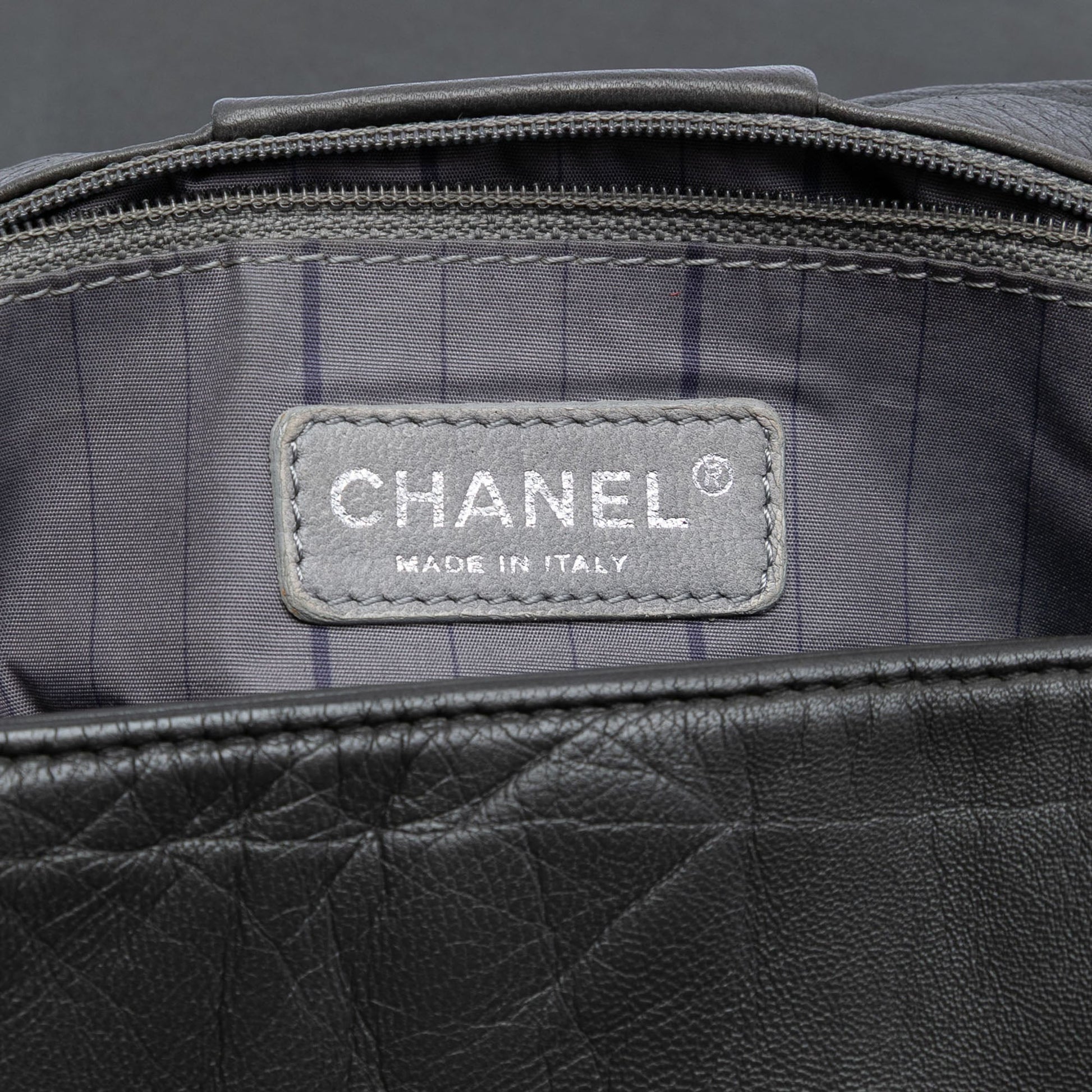 Chanel Lambskin Studded CC Accordion Flap
