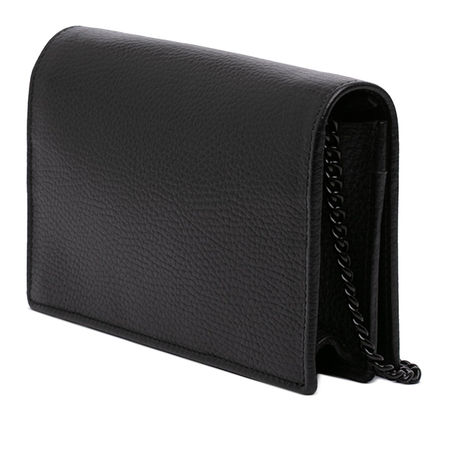 Gucci GG Marmont Calfskin Monochrome Wallet On Chain