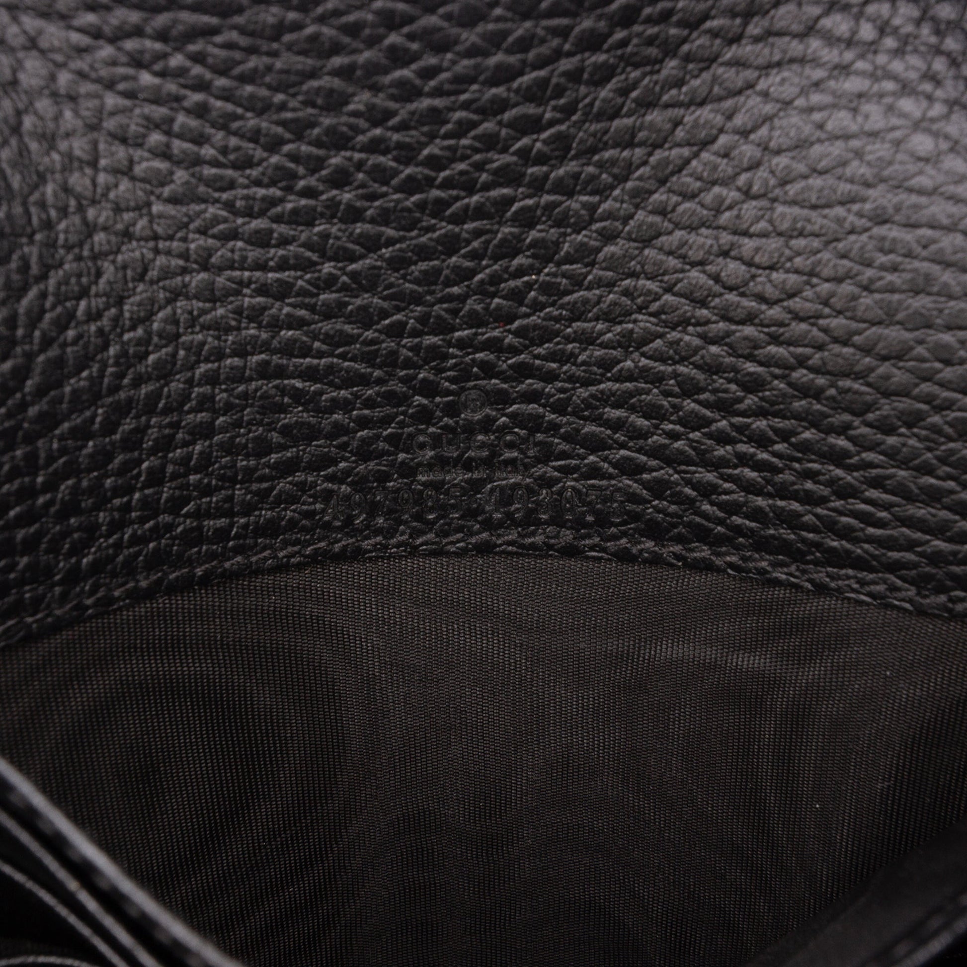Gucci GG Marmont Calfskin Monochrome Wallet On Chain