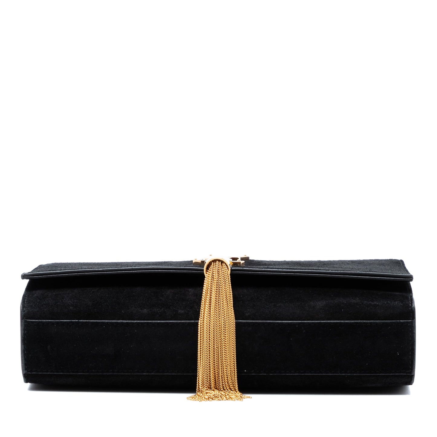 Saint Laurent Medium Suede Monogram Kate Tassel Crossbody