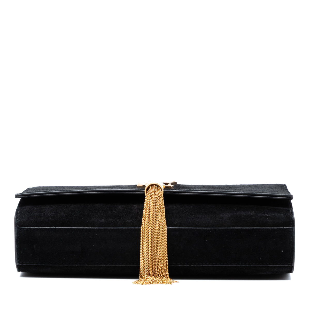 Saint Laurent Medium Suede Monogram Kate Tassel Crossbody