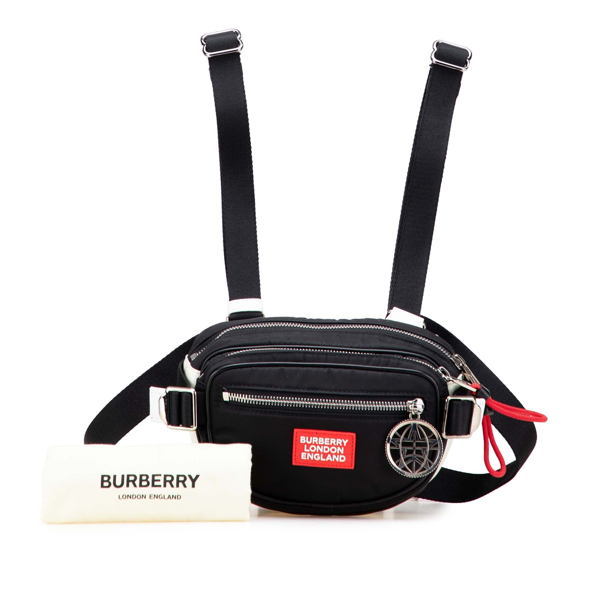 Burberry Nylon Cannon Utility Belt Bag