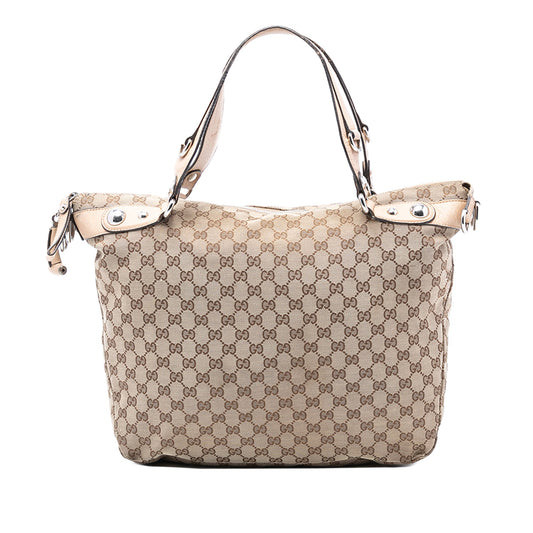 Gucci Large GG Canvas Icon Bit Satchel