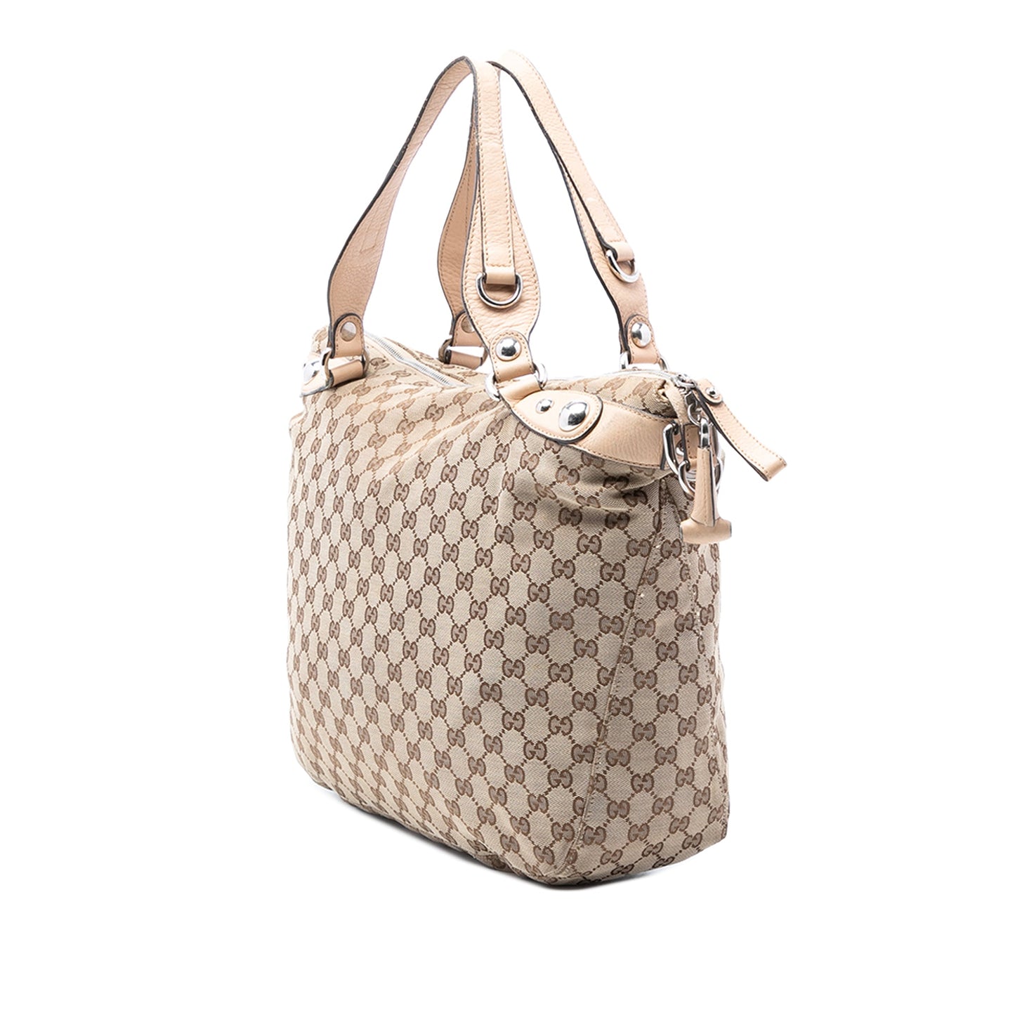 Gucci Large GG Canvas Icon Bit Satchel