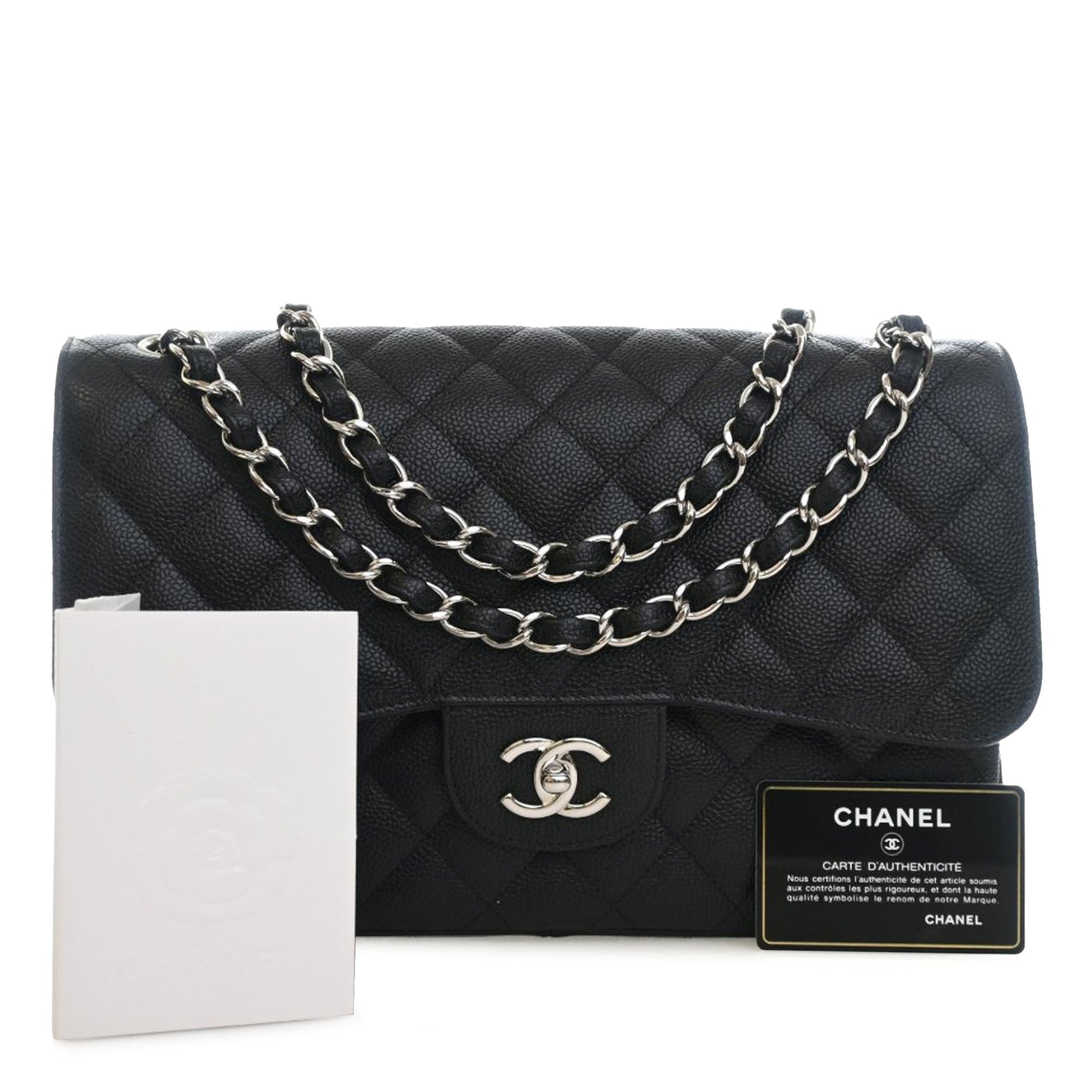 Chanel Jumbo Classic Caviar Double Flap