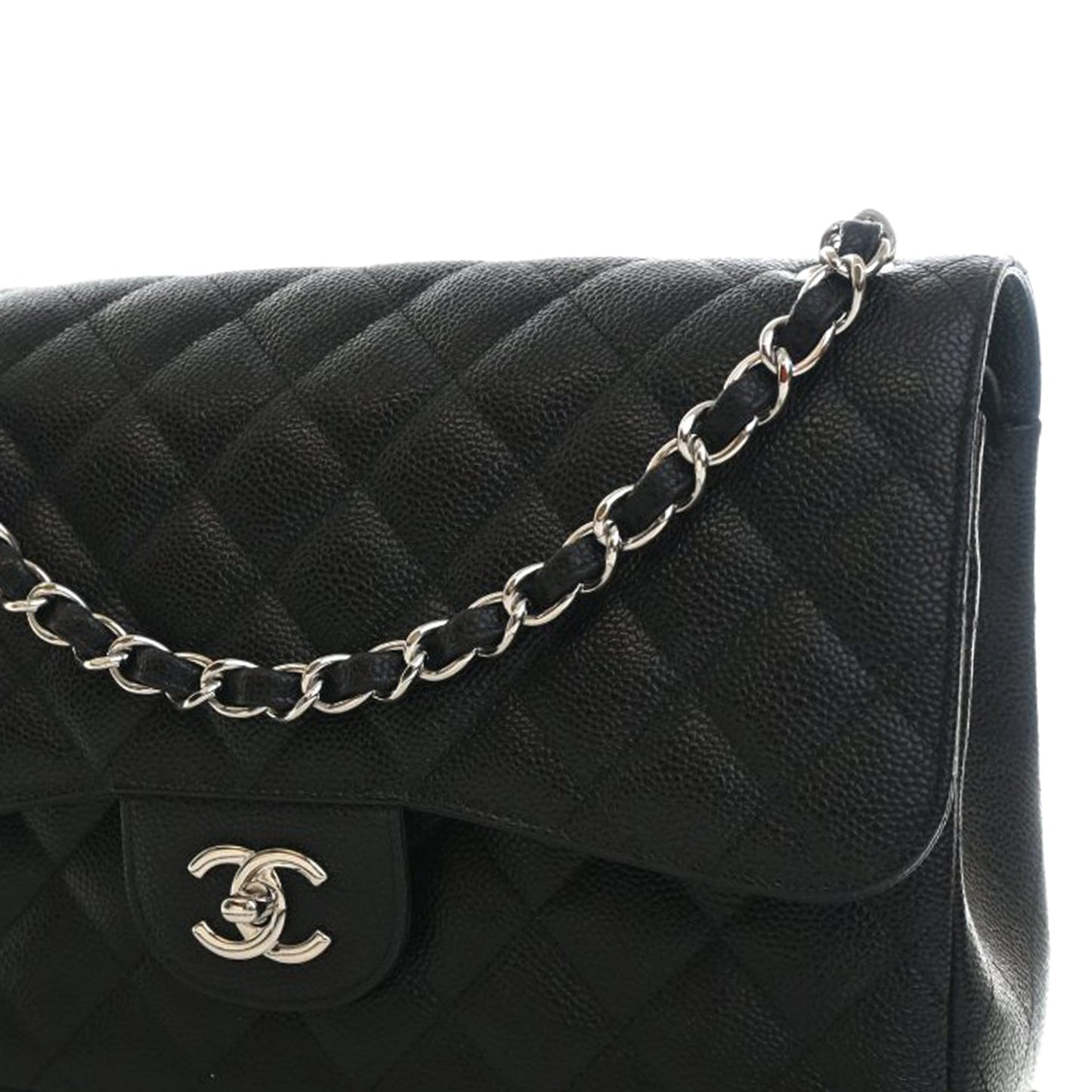 Chanel Jumbo Classic Caviar Double Flap