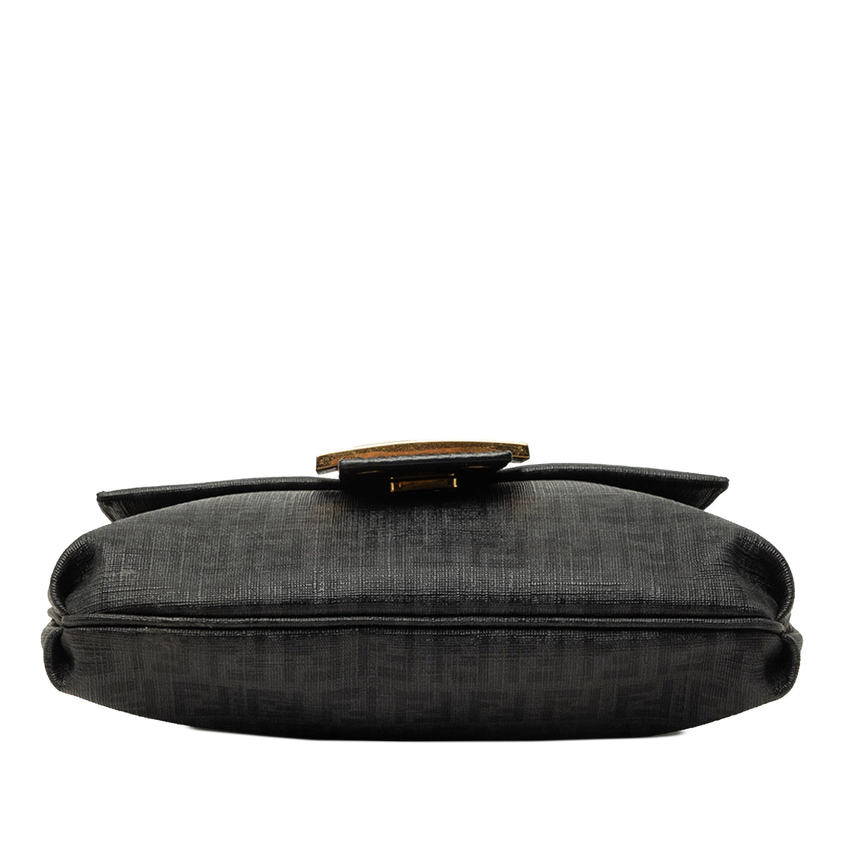 Fendi Zucchino Spalmati Crossbody — Black