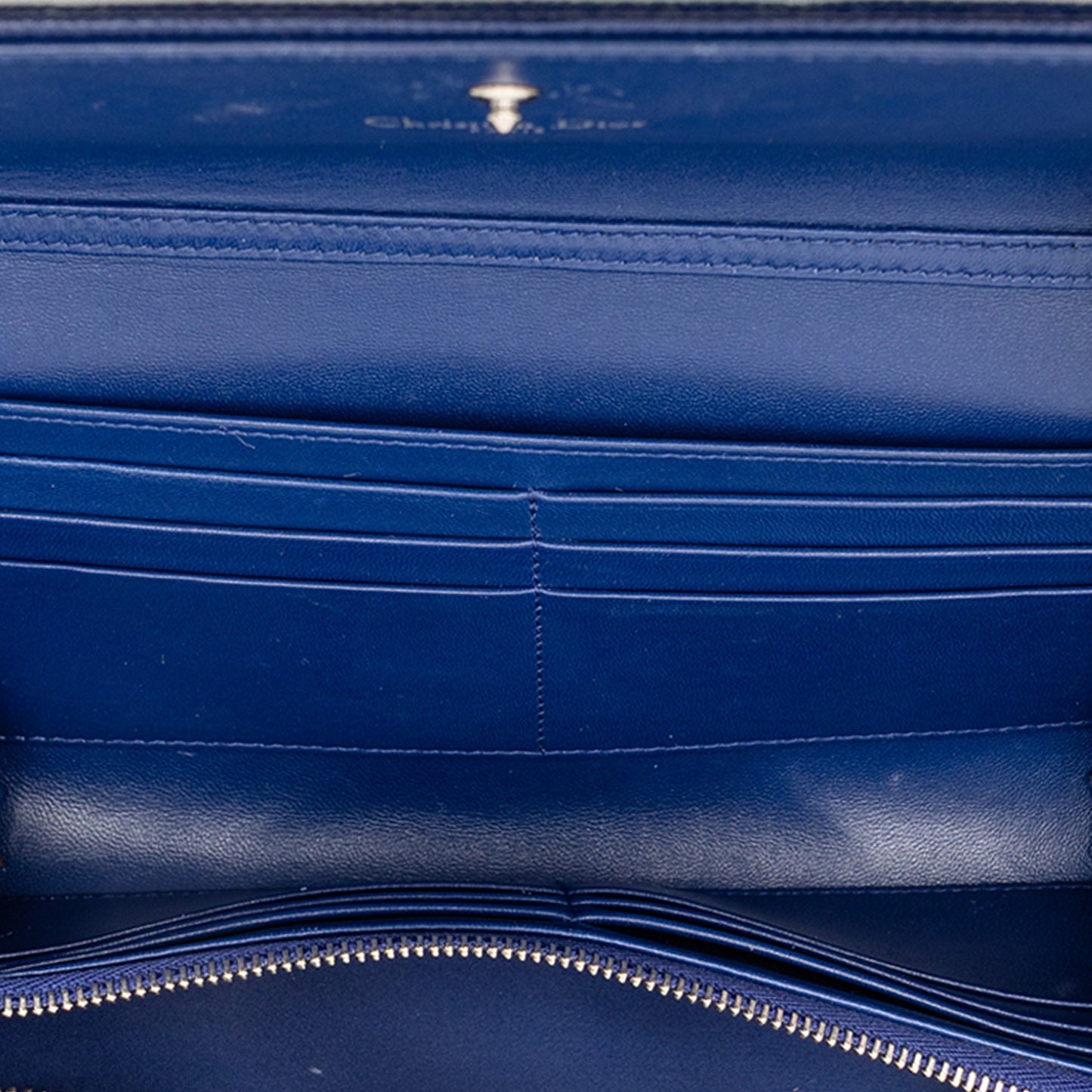 Dior Grained Calfskin Diorama Croisiere Wallet on Chain