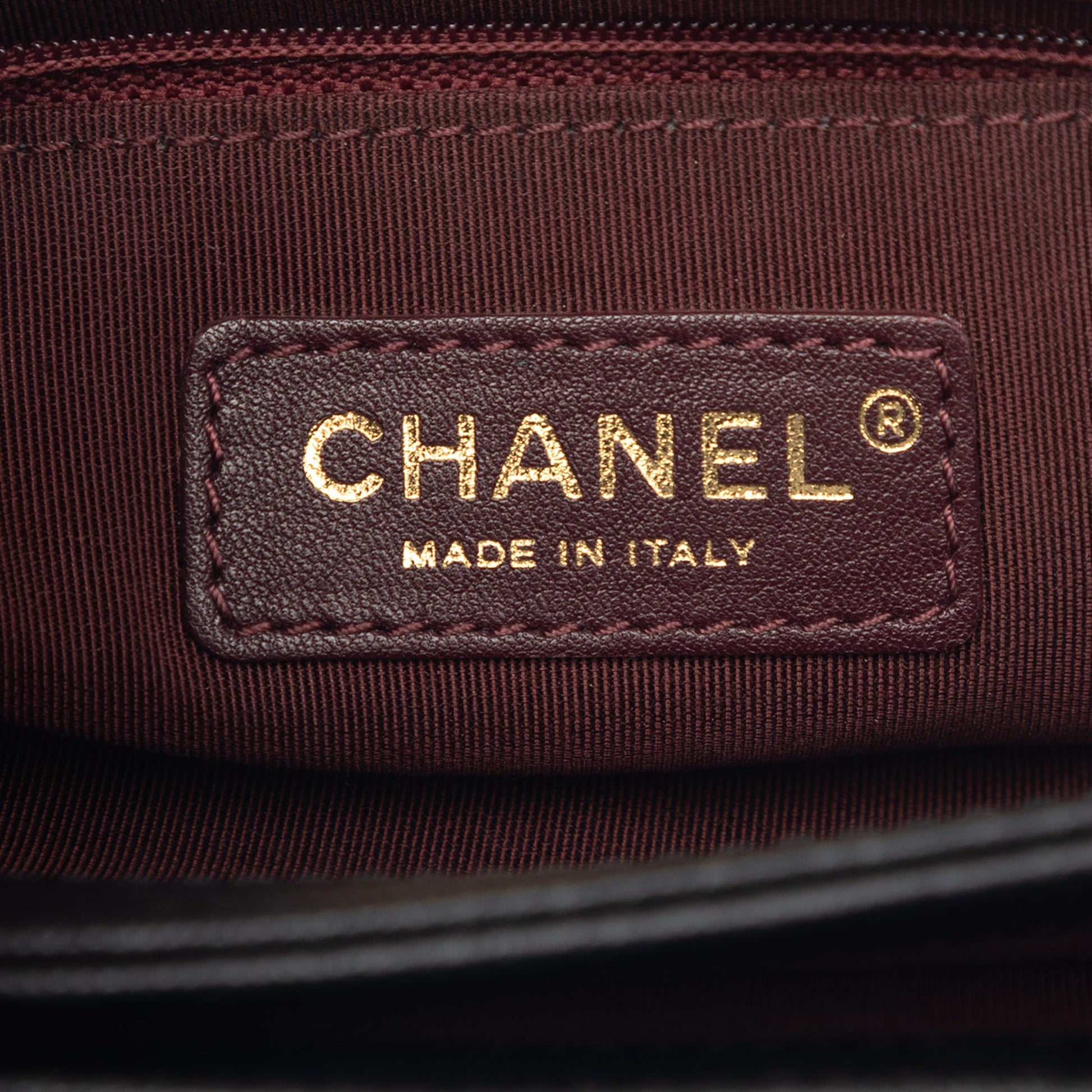 Chanel CC Stitched Caviar and Suede Lady Coco Flap
